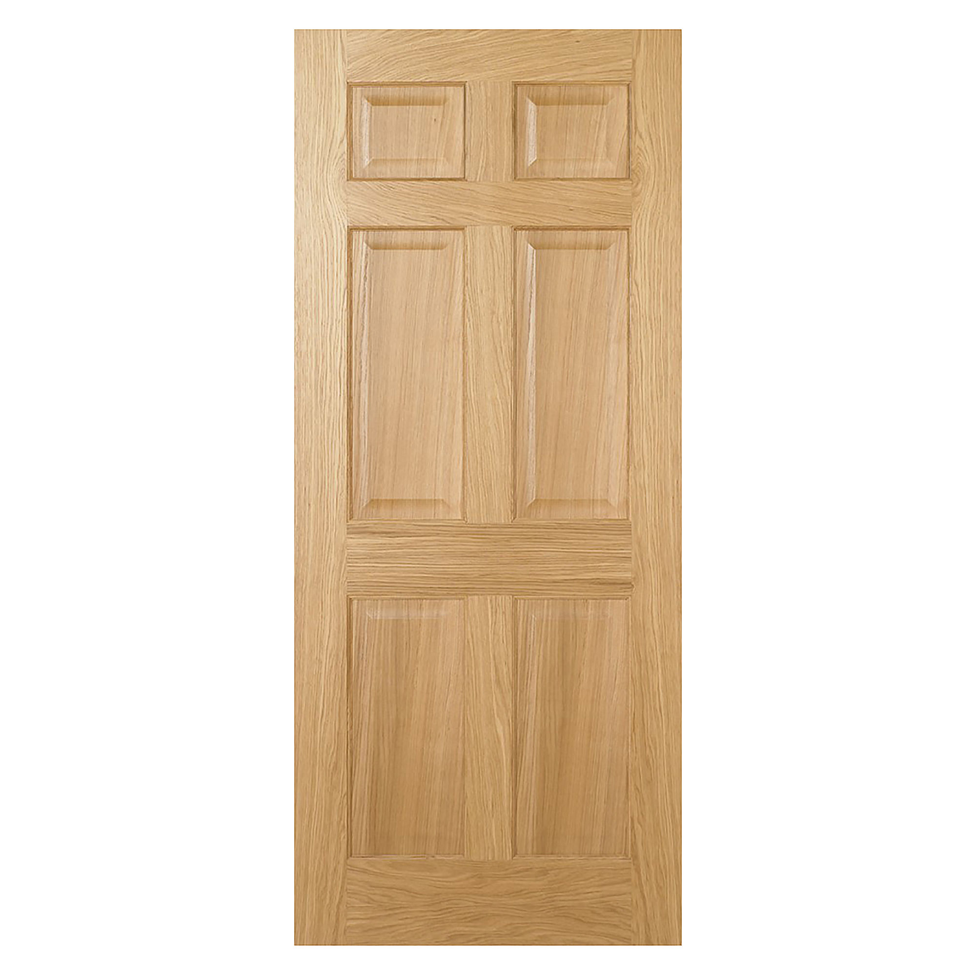 Regency 6-Panel Pre-Finished Internal Door Oak
