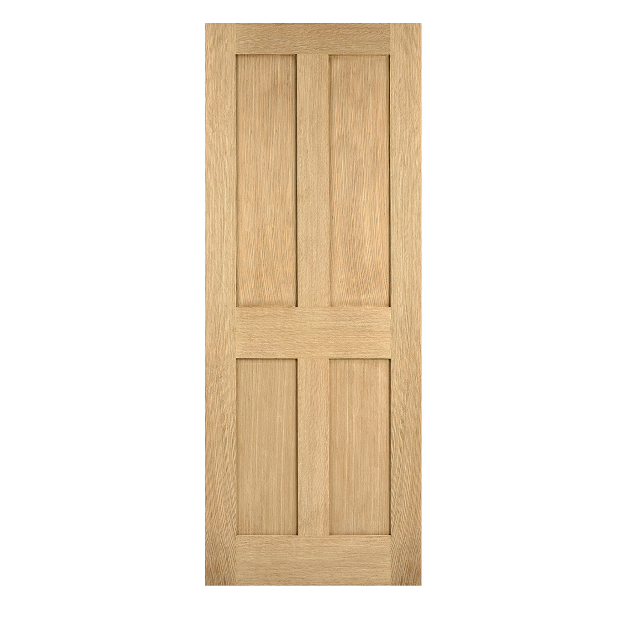 London 4-Panel Pre-Finished Internal Door Oak
