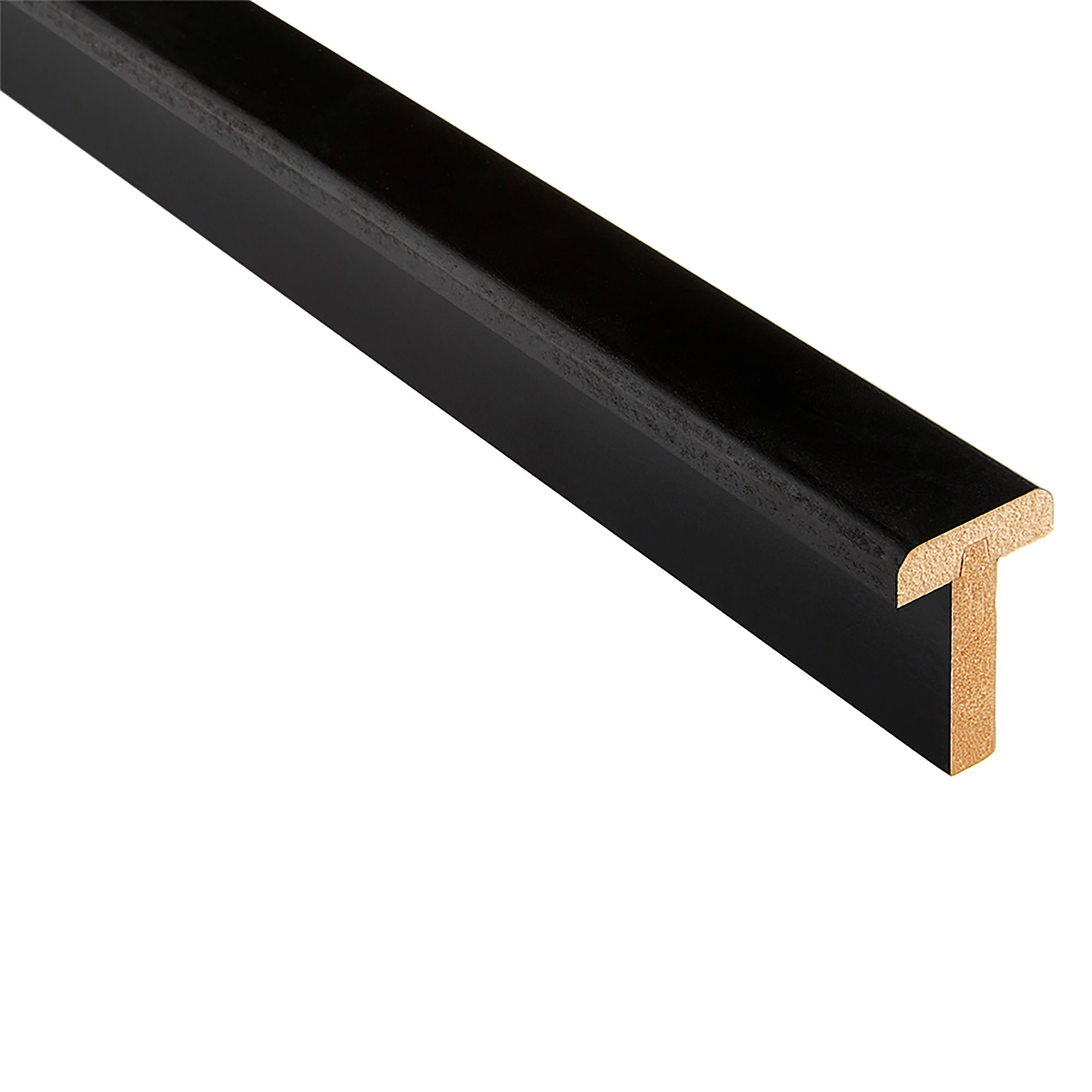 T-Lip Primed Internal Door Edge Black 35mm 30mm x 2100mm - BFTLIP