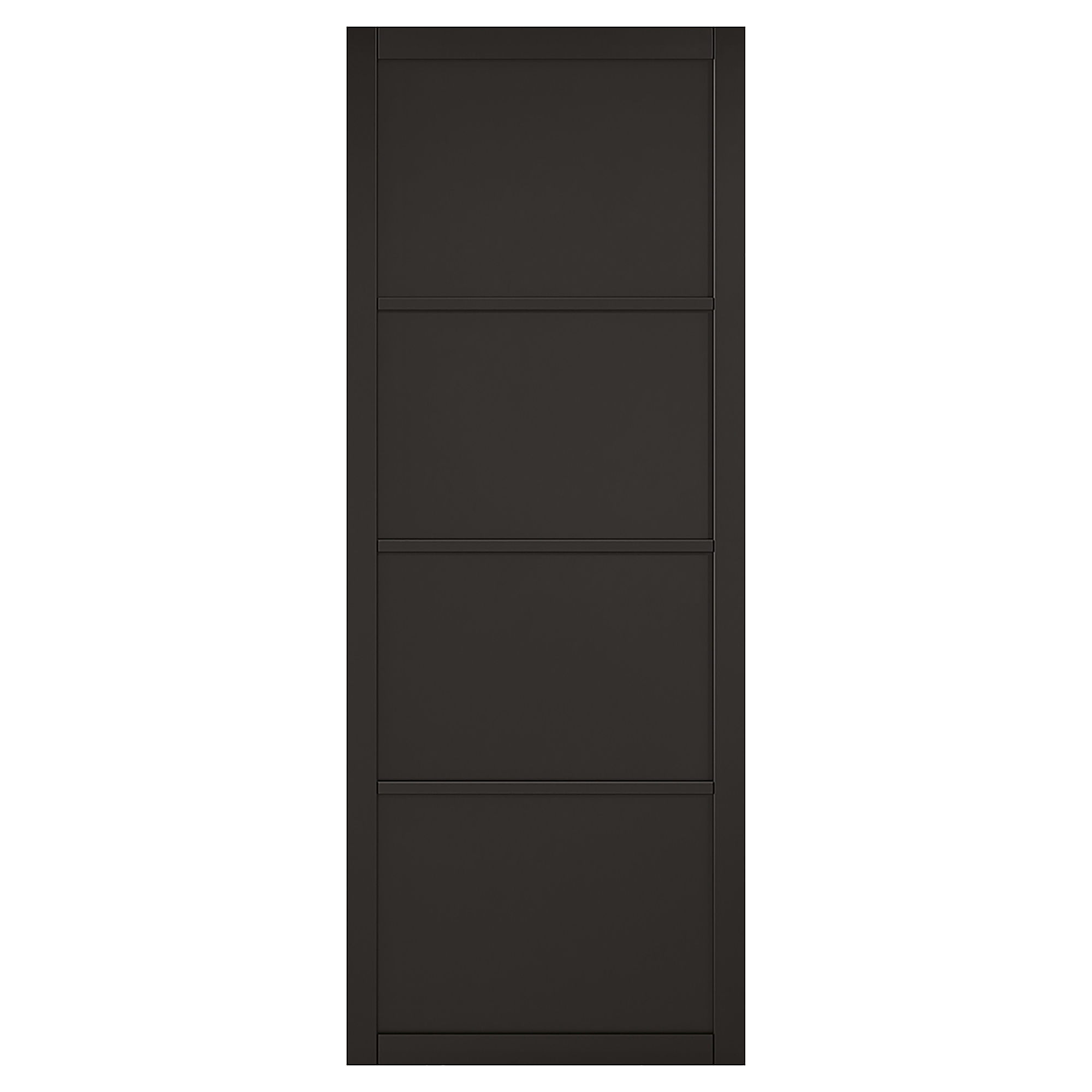 Soho 4-Panel Primed Internal Door Black