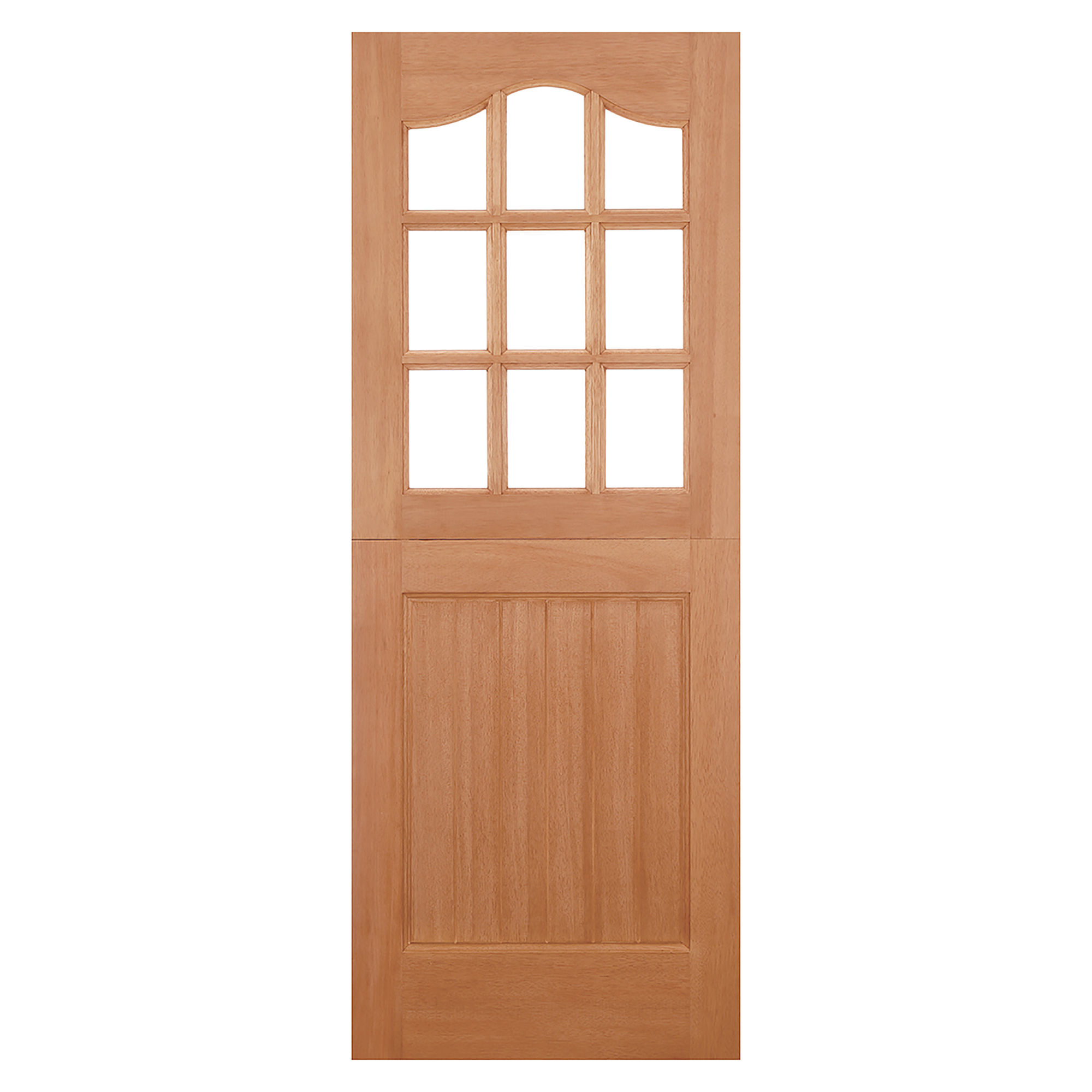 Stable 9-Light Hardwood Dowelled Unglazed External Door