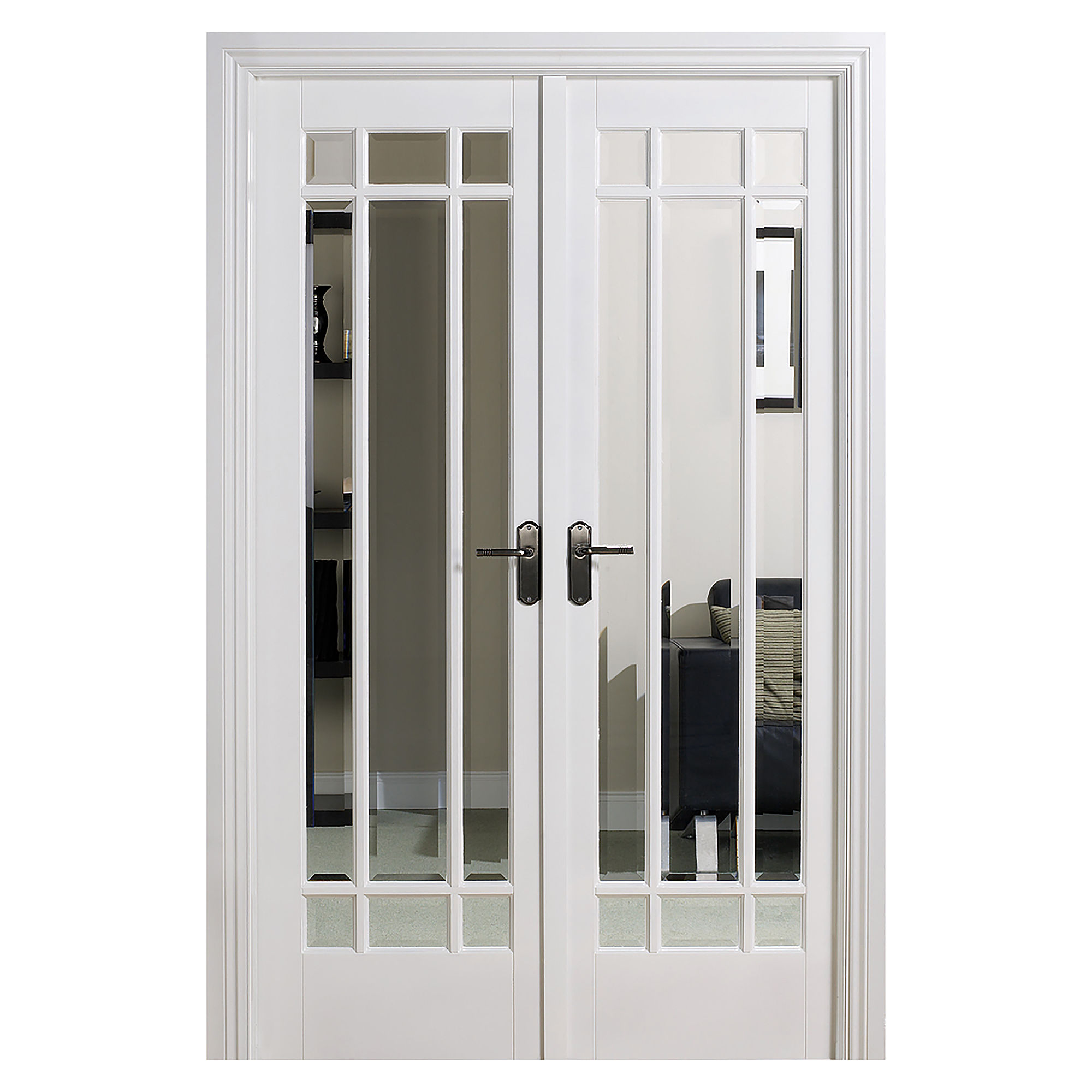 Manhattan W4 Primed Glazed Room Divider White 1246mm x 2031mm - W4WHI