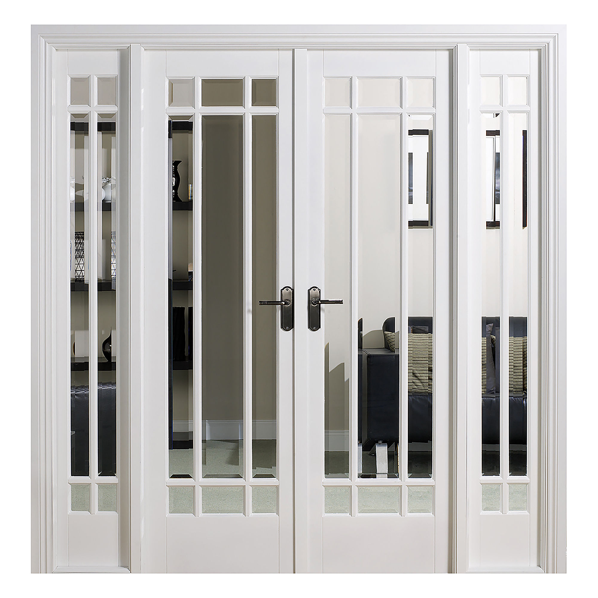 Manhattan W6 Primed Glazed Room Divider White 1904mm x 2031mm - W6WHI