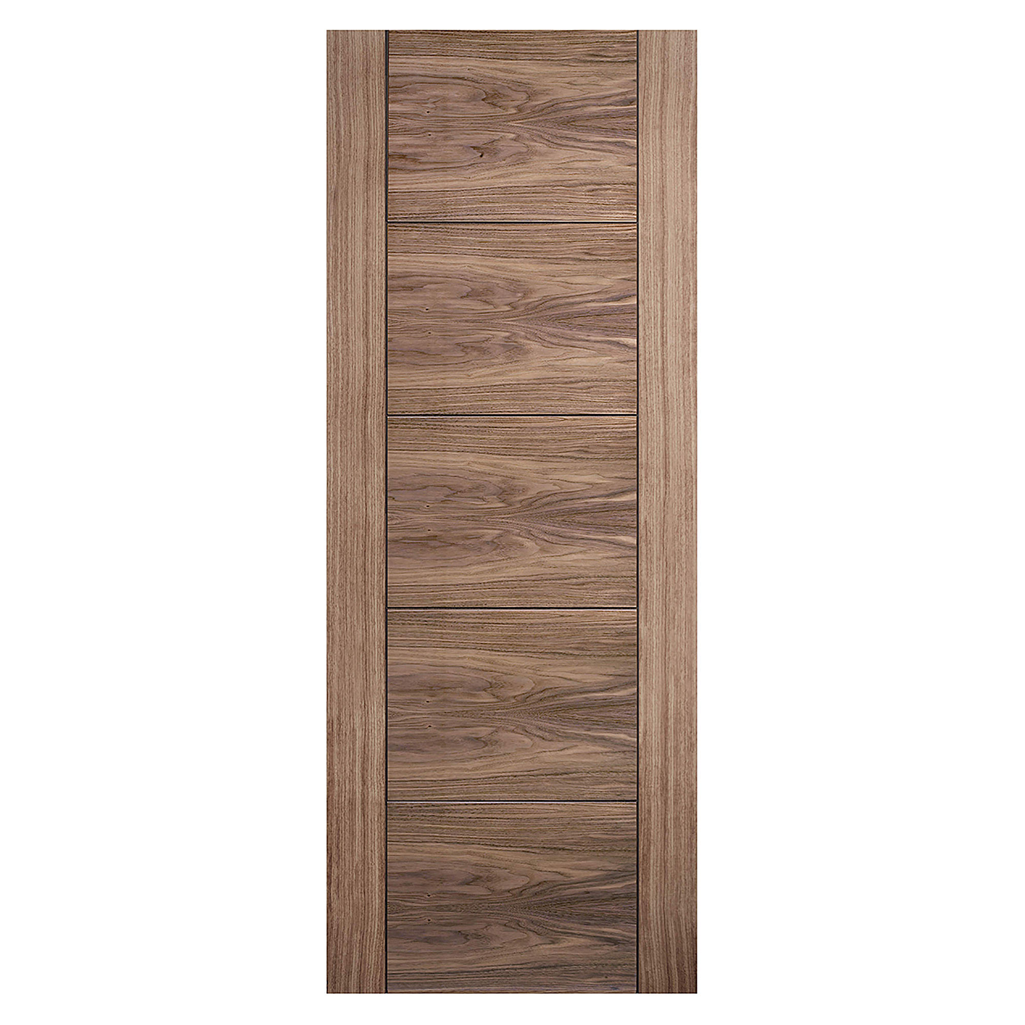 Vancouver 5-Panel Pre-Finished Internal Door Walnut