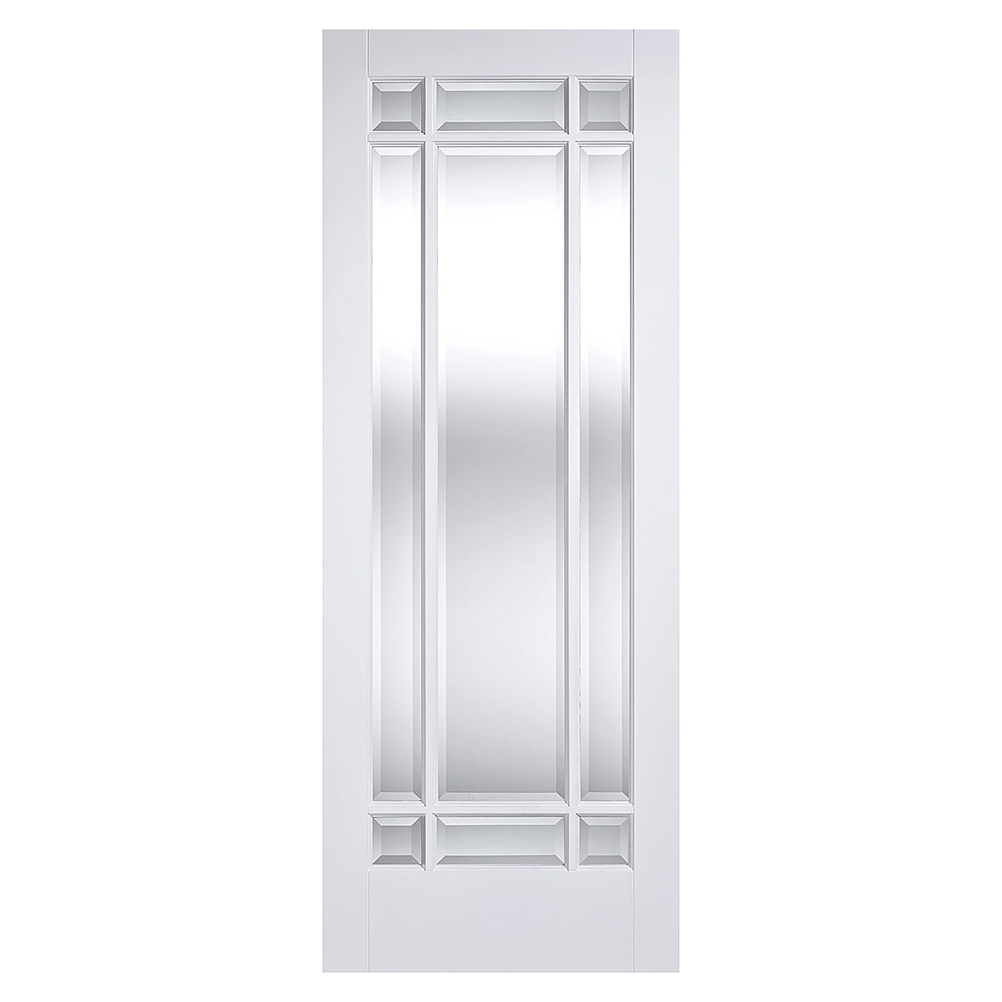 Manhattan 9-Light Primed Glazed Internal Door White