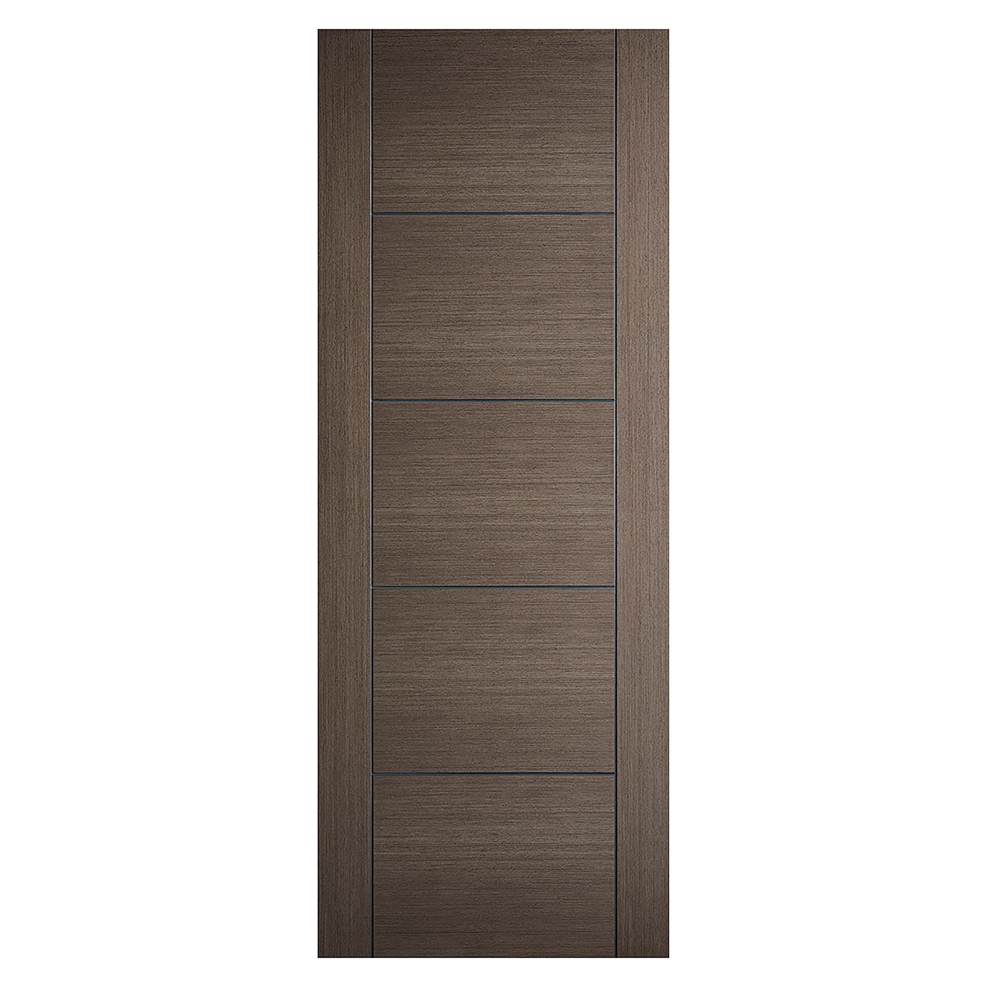Vancouver 5-Panel Pre-Finished Internal Door Chocolate Grey
