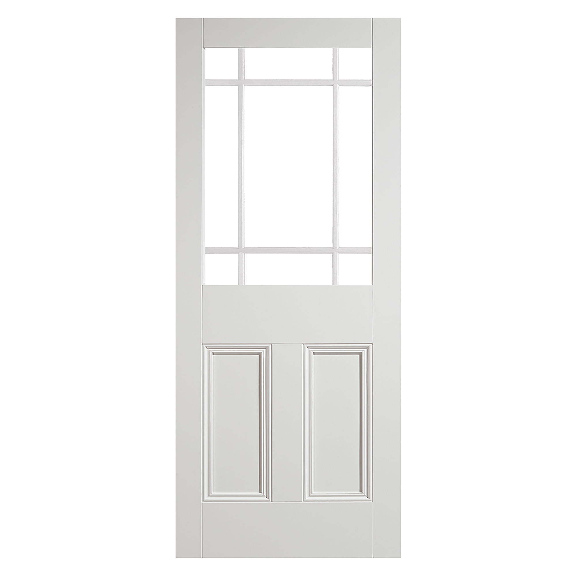 Downham 9-Light Primed Unglazed Internal Door White