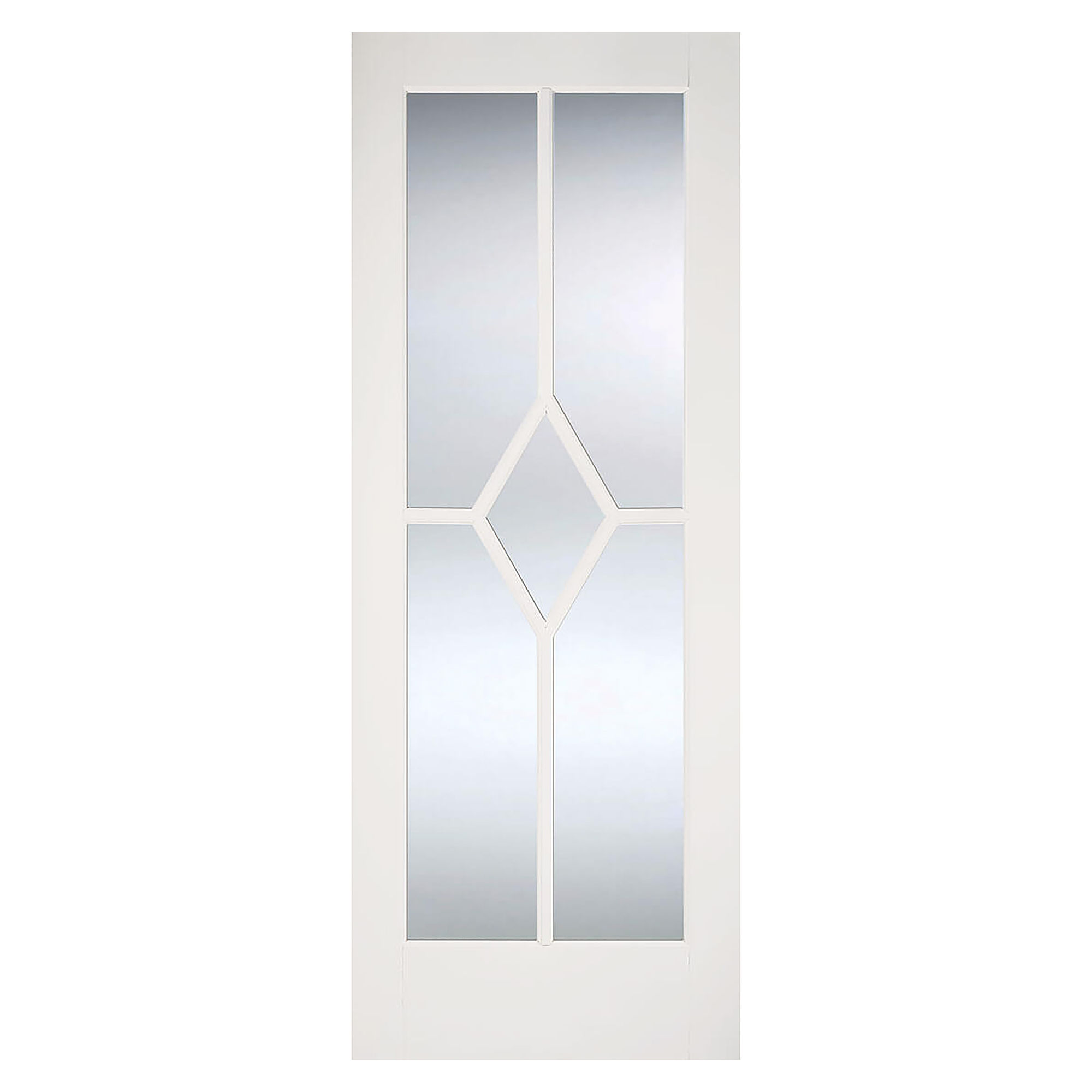 Reims Glazed Primed Internal Door White
