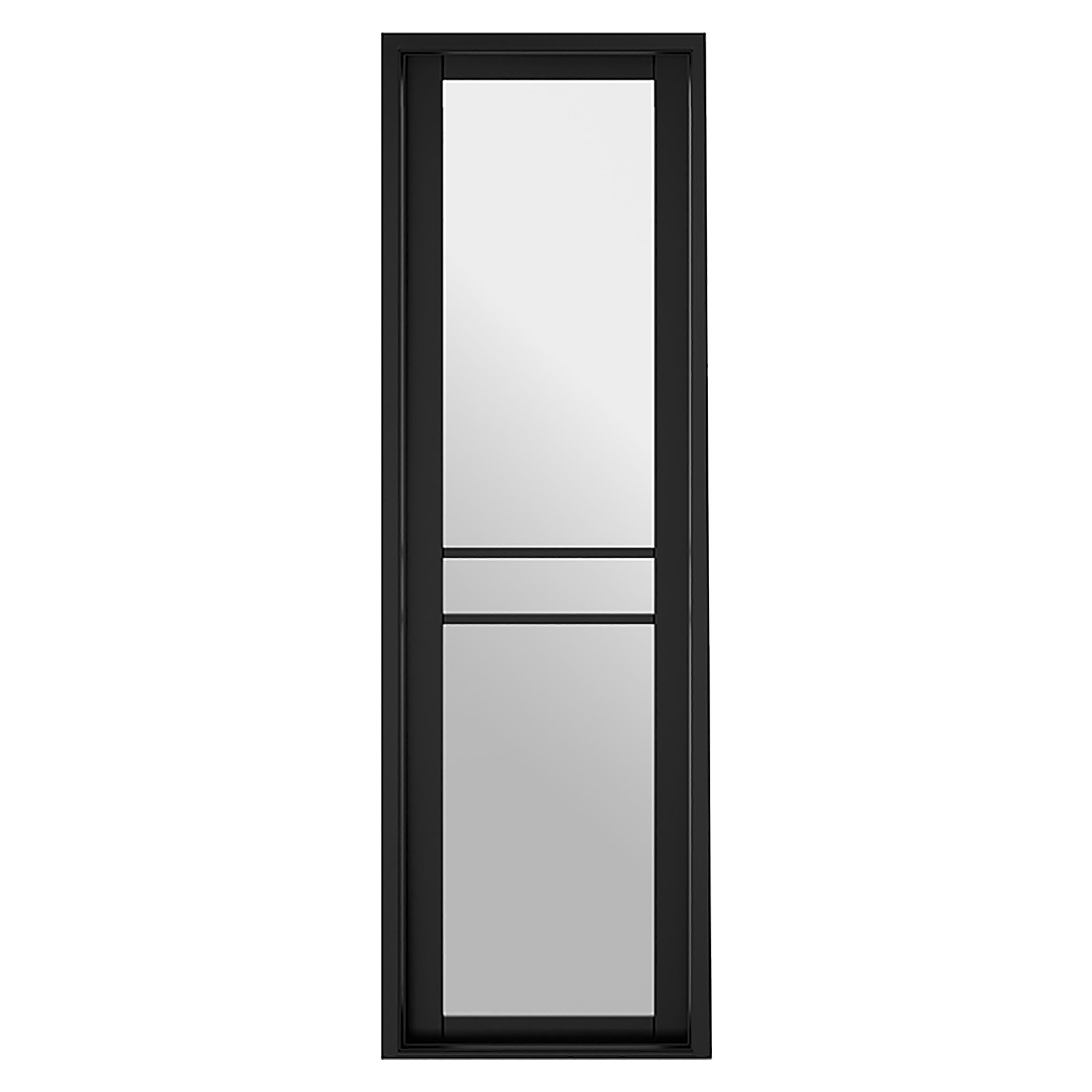 Greenwich Primed Demi Panel Door Black 579mm x 1981mm - WGREENW2