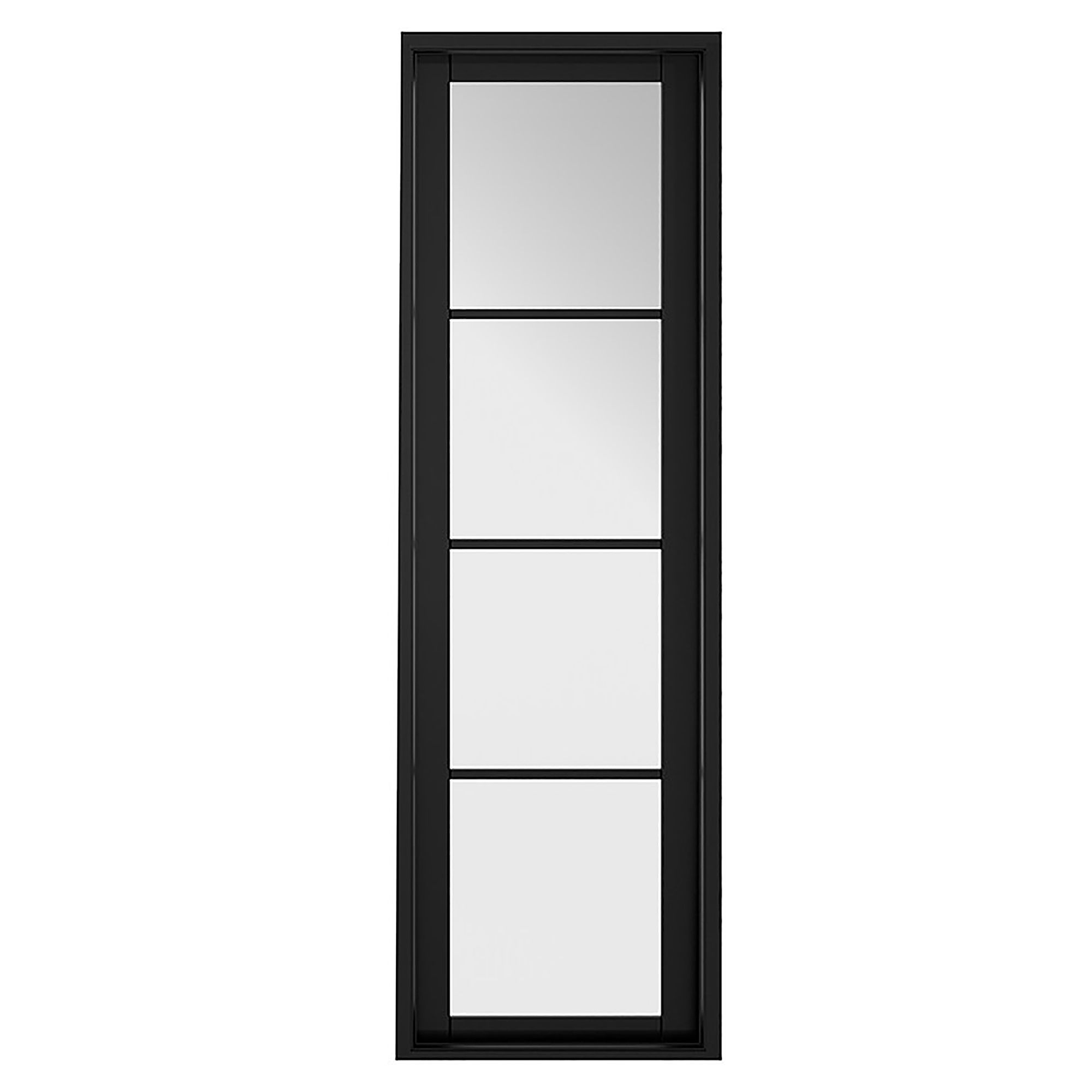 Soho Primed Demi-Panel Glazed Internal Door Black 579mm x 1981mm - WSOHO2