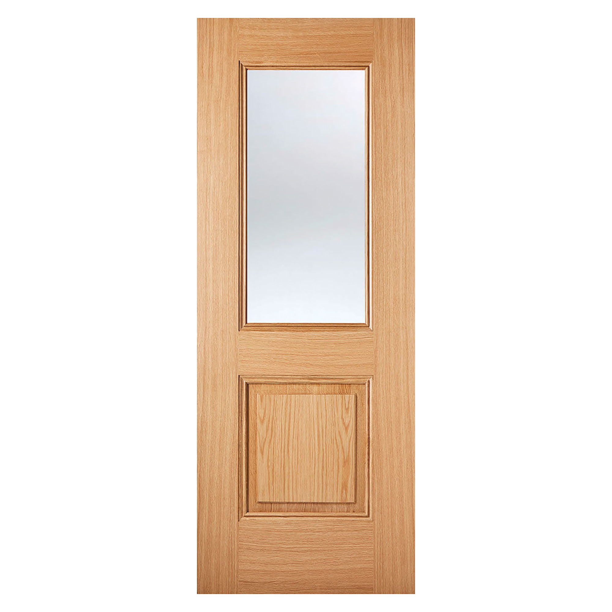 Arnhem 1-Light Pre-Finished Glazed Internal Door Oak