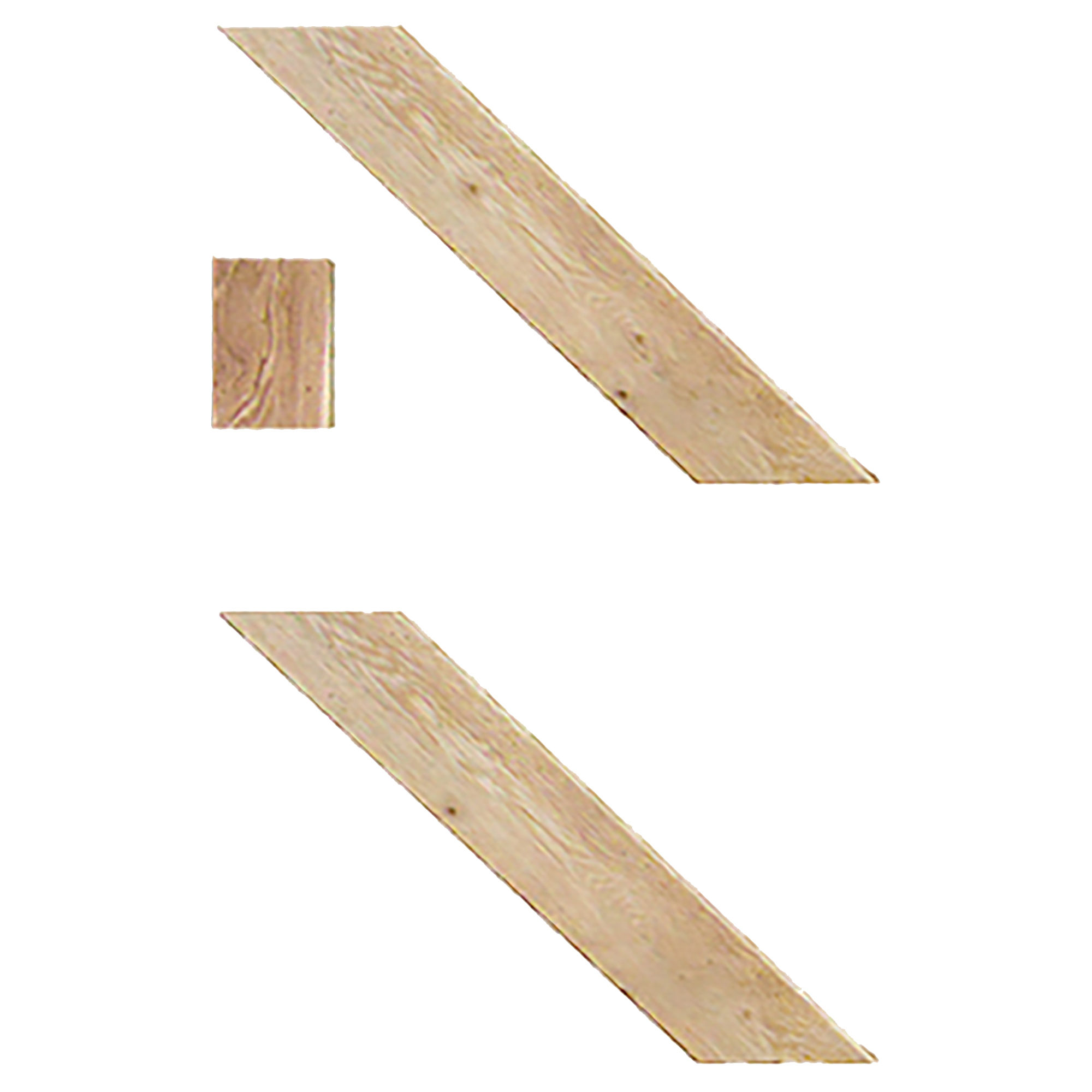 Door Bracing Pack LB with Lock Block Oak 120mm x 1100mm - NOSBRACEPACK