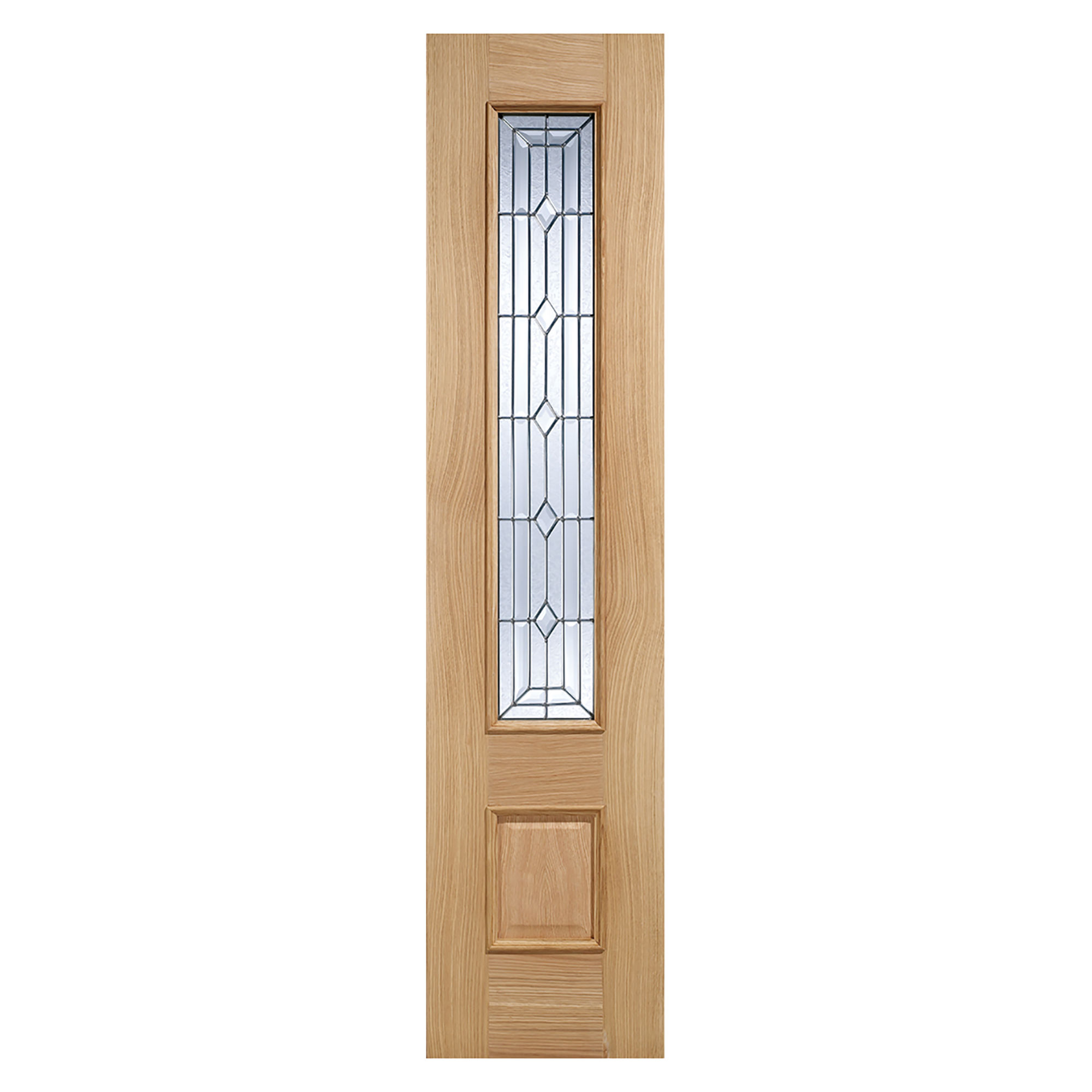 Empress 1-Light Unfinished External Sidelight Oak 457mm x 1981mm - OSLEMP