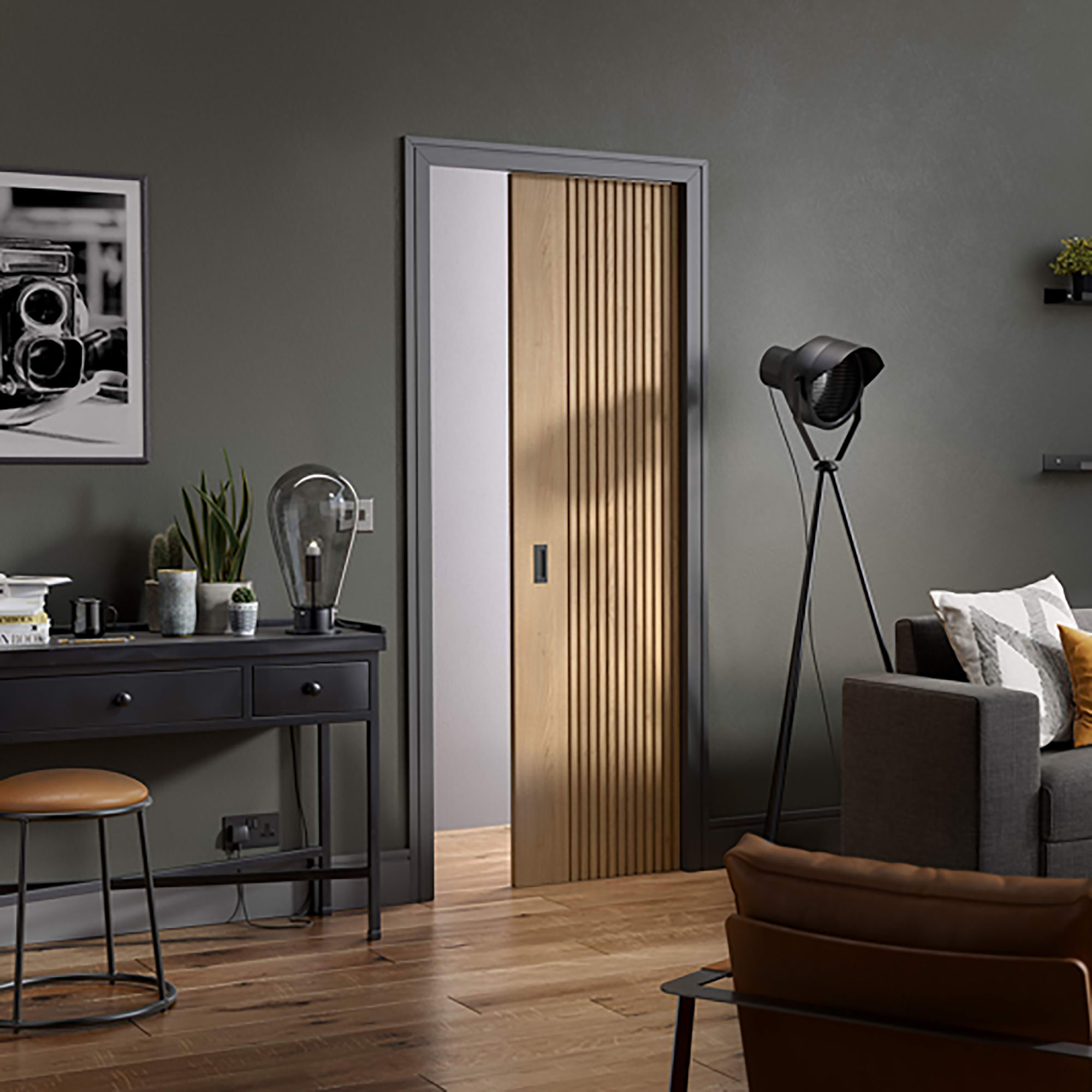 Flusso Single Pocket Door Set