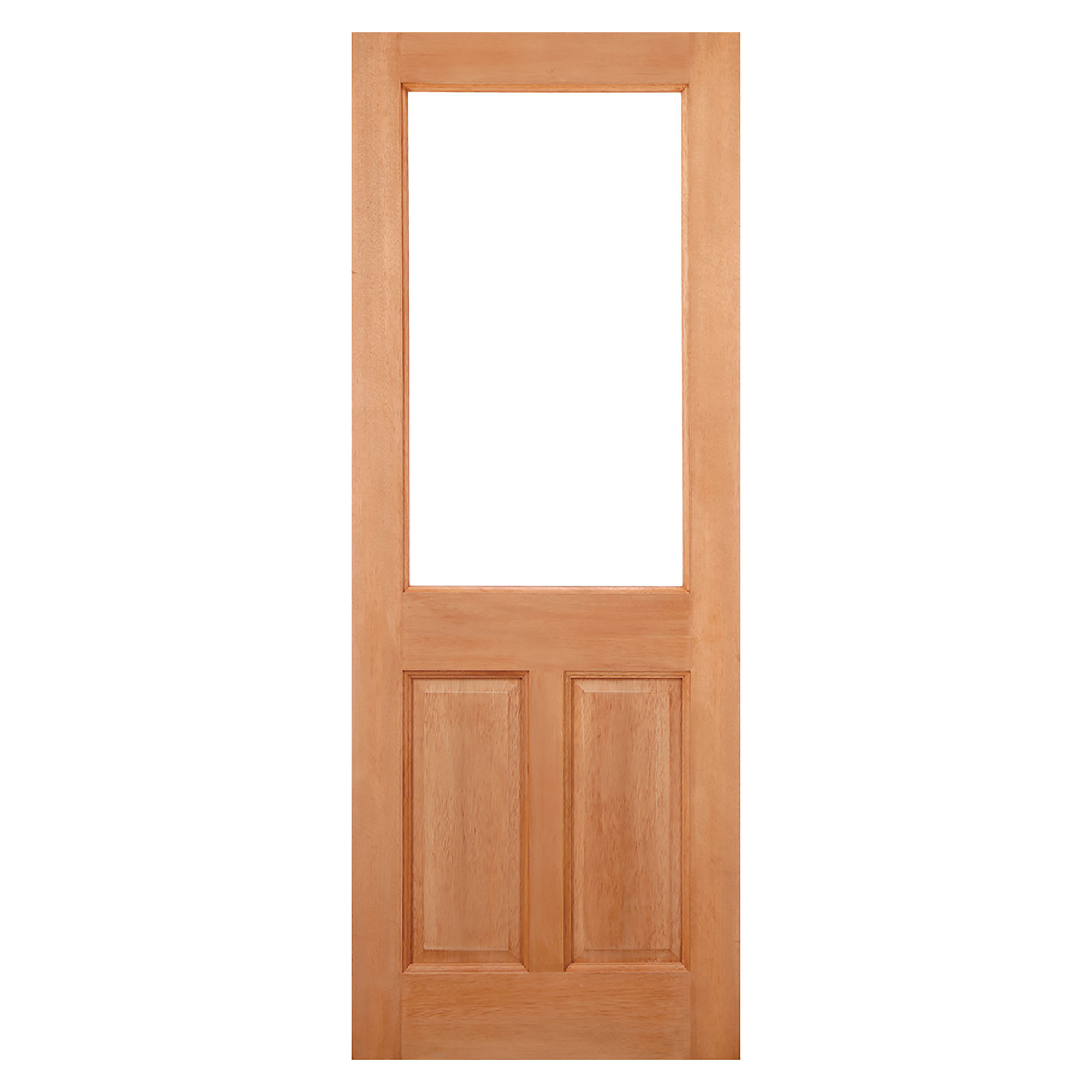 2XG 2-Panel Unglazed External Door Hardwood Dowelled