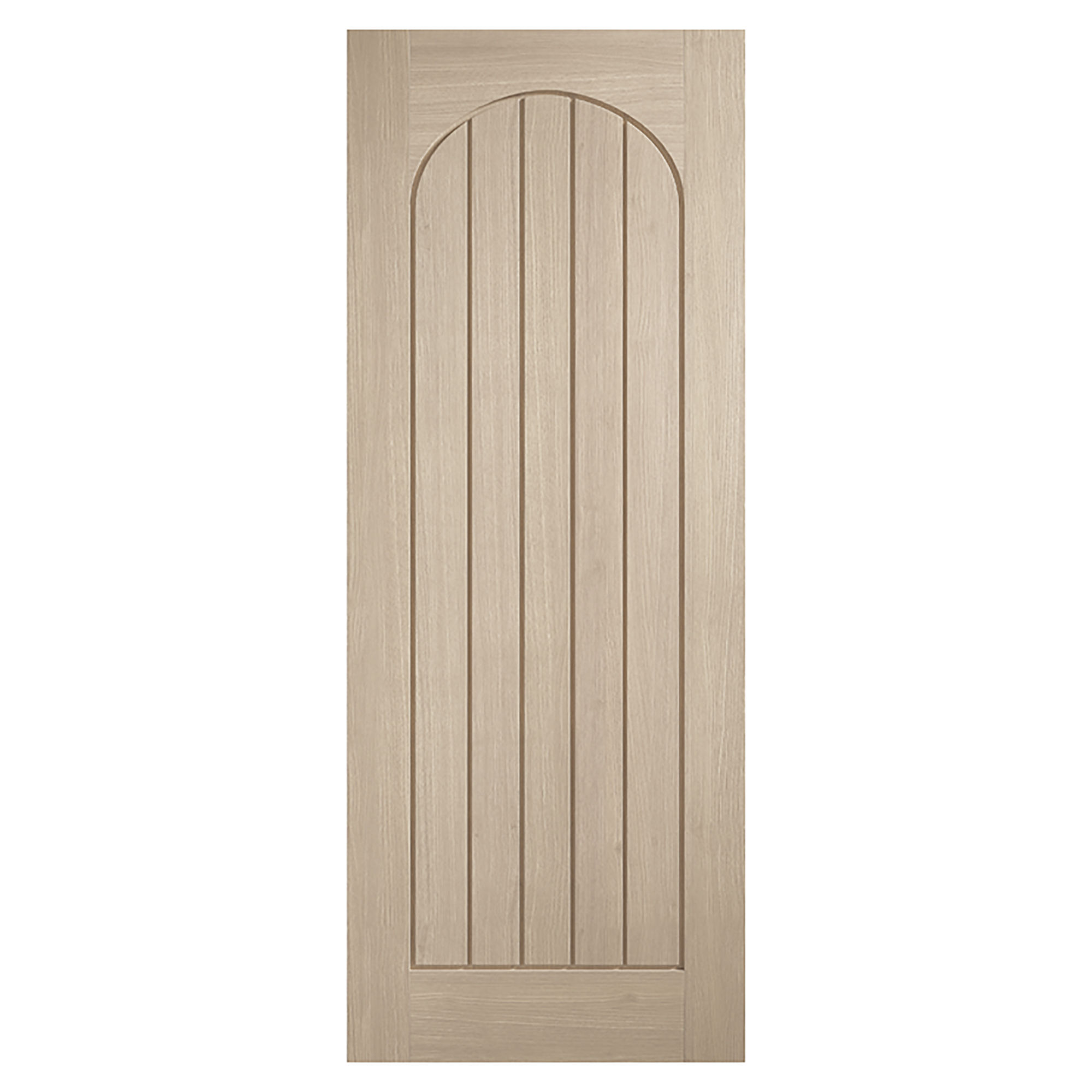 Mexicano Pre-Finished Arched Square Top Internal Door Blonde Oak