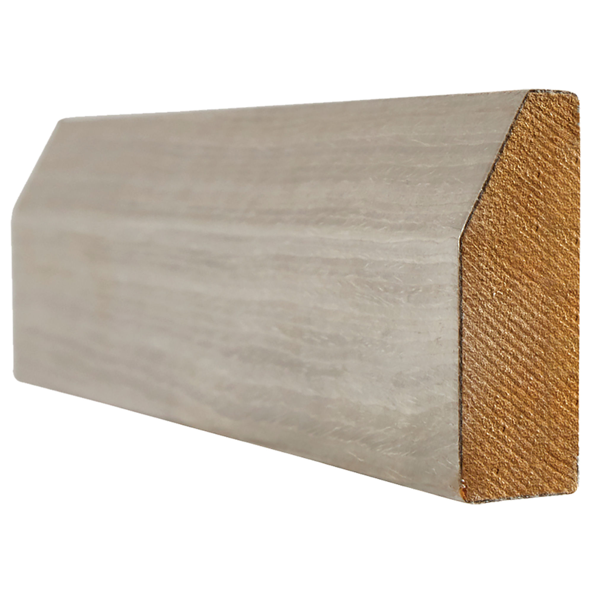 Chamfered Pre-Finished MDF Architrave (Pack of 6) Light Grey 70mm x 18mm