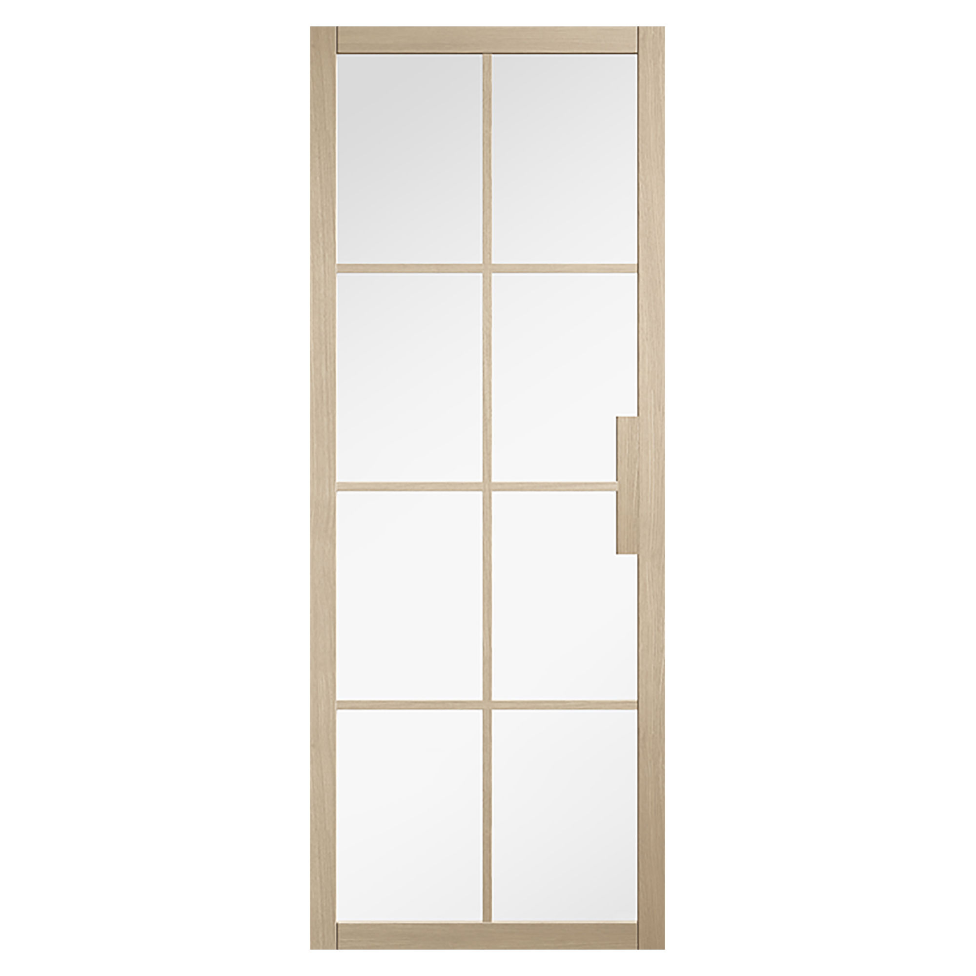 Malvern Pre-Finished Internal Glazed Door Blonde Oak