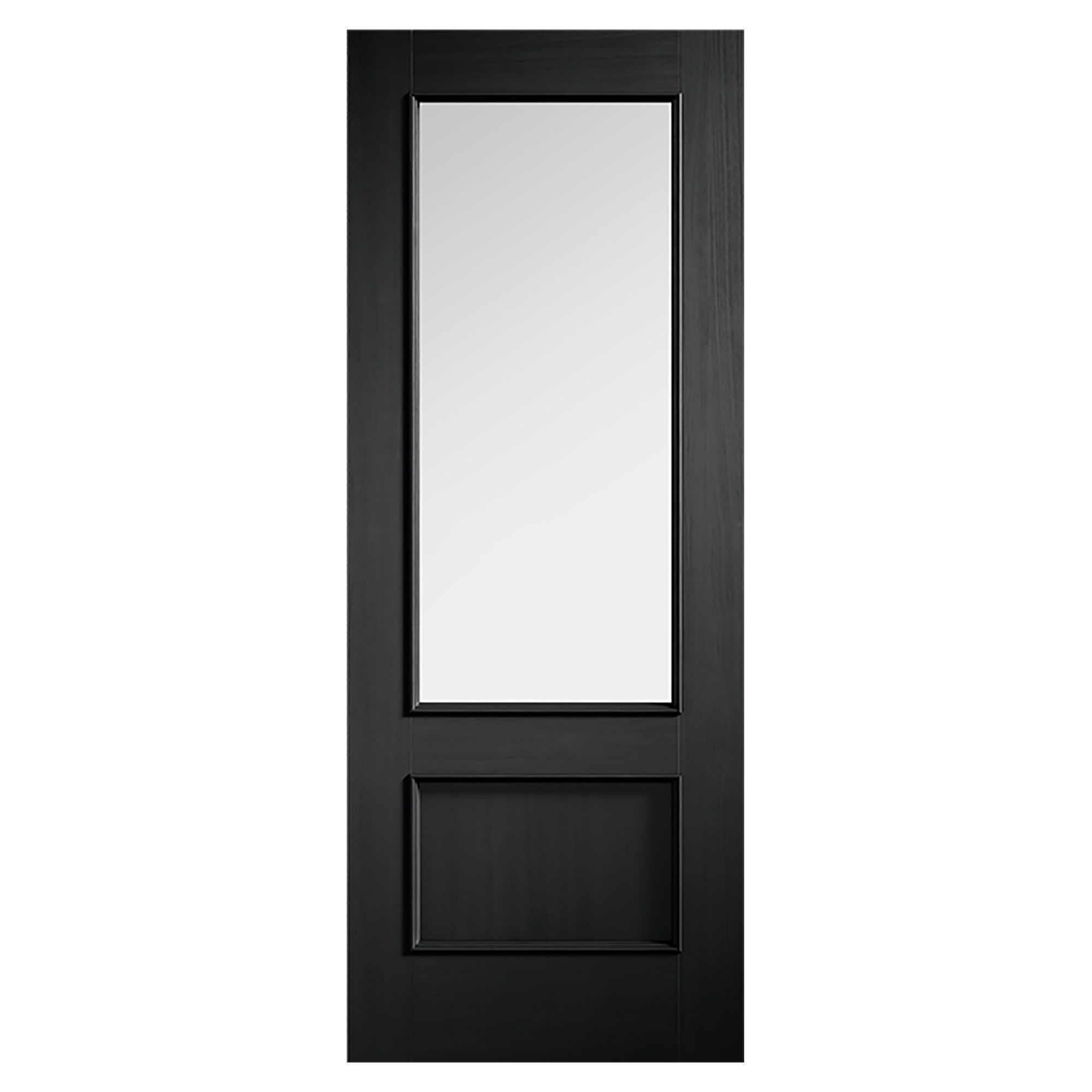 Murcia Pre-Finished Glazed Internal Door Charcoal Black