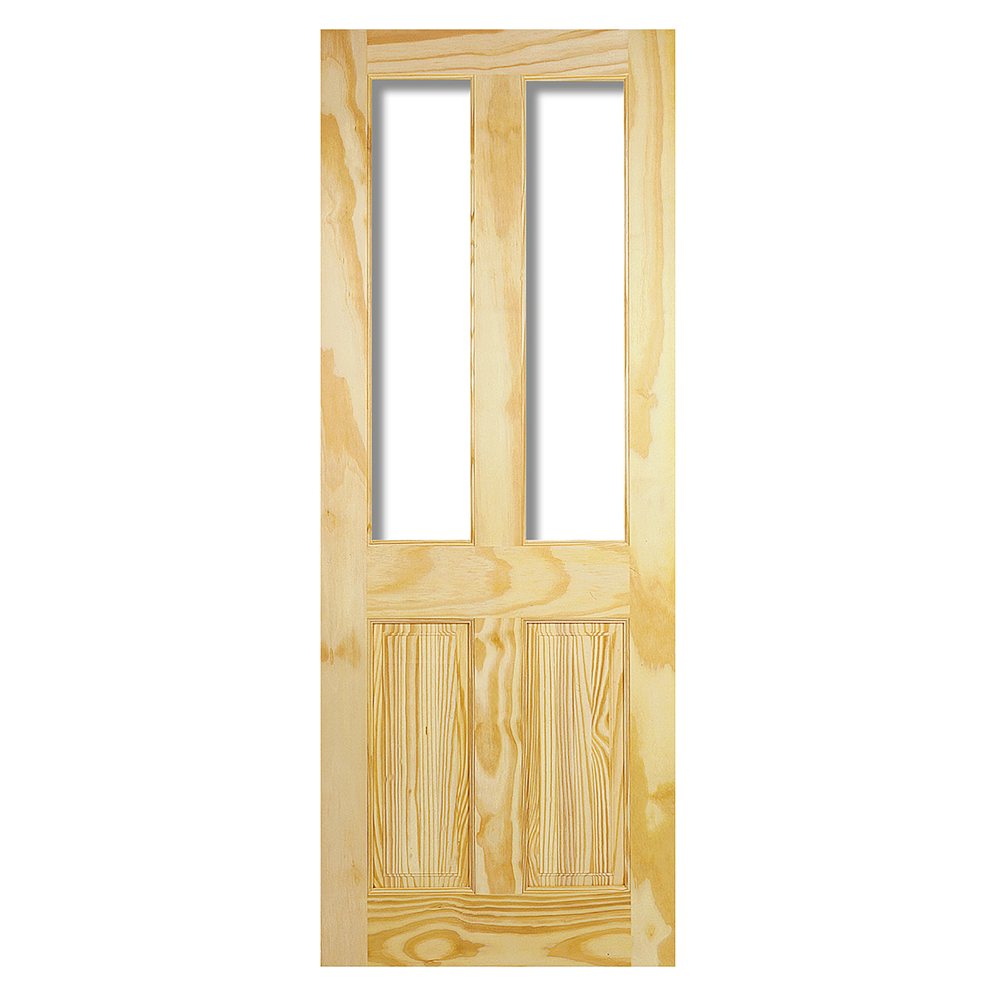 Richmond 2-Light Unglazed Clear Pine Internal Door
