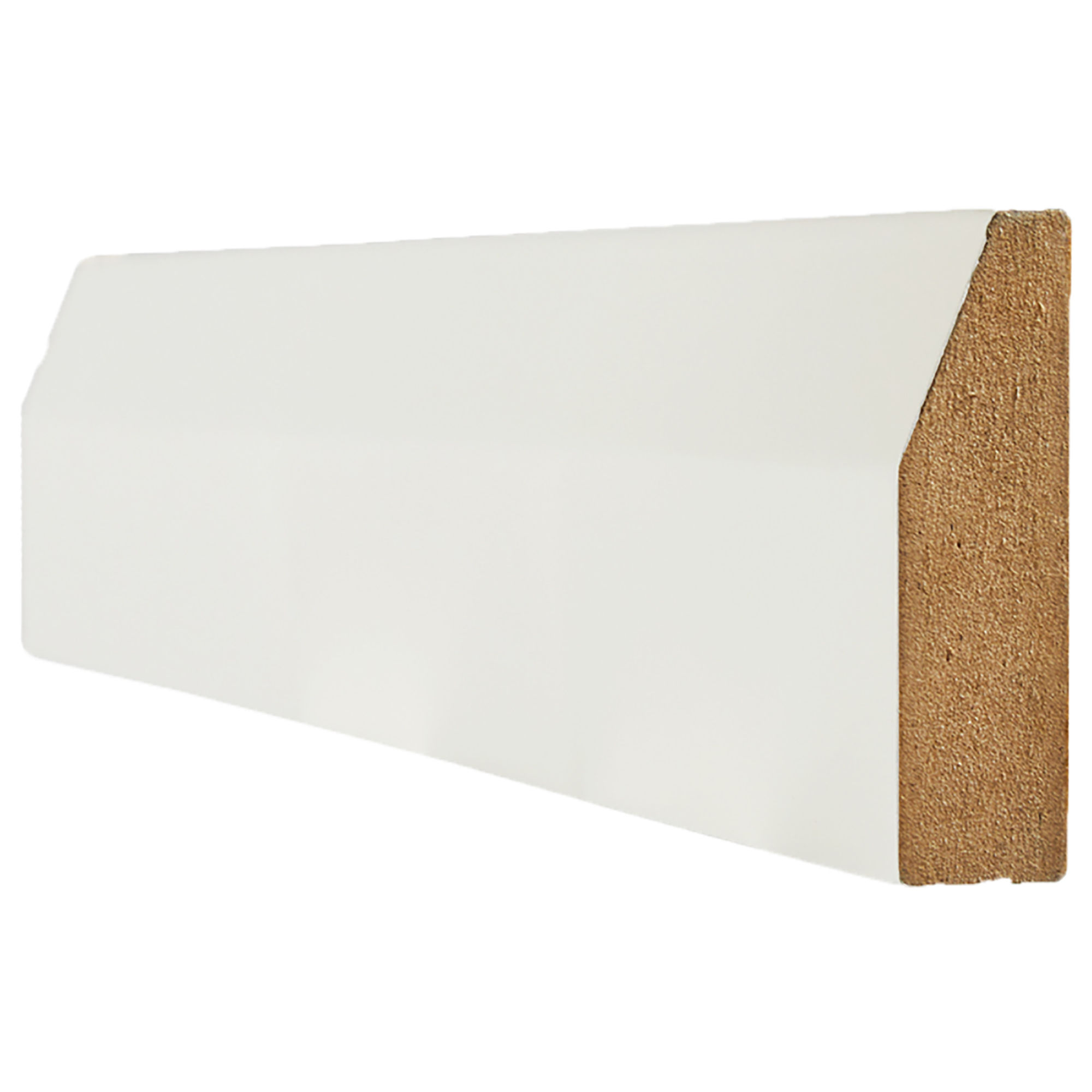 Chamfered Primed MDF Architrave (Pack of 6) White 70mm x 18mm