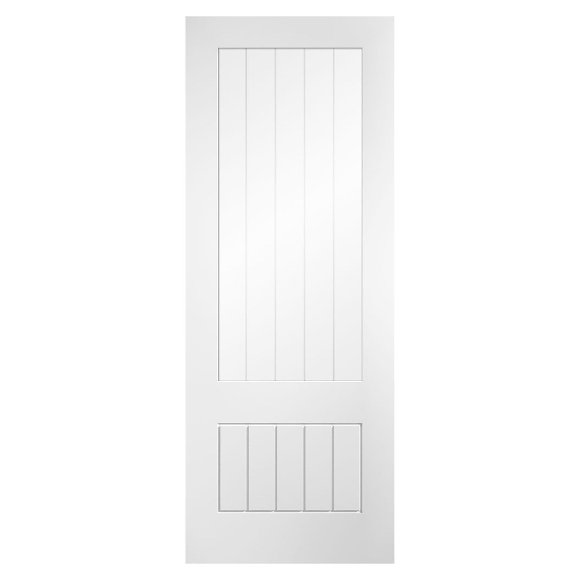 Mexicano 1-Light Primed Three Quarter Glazed Internal Door White