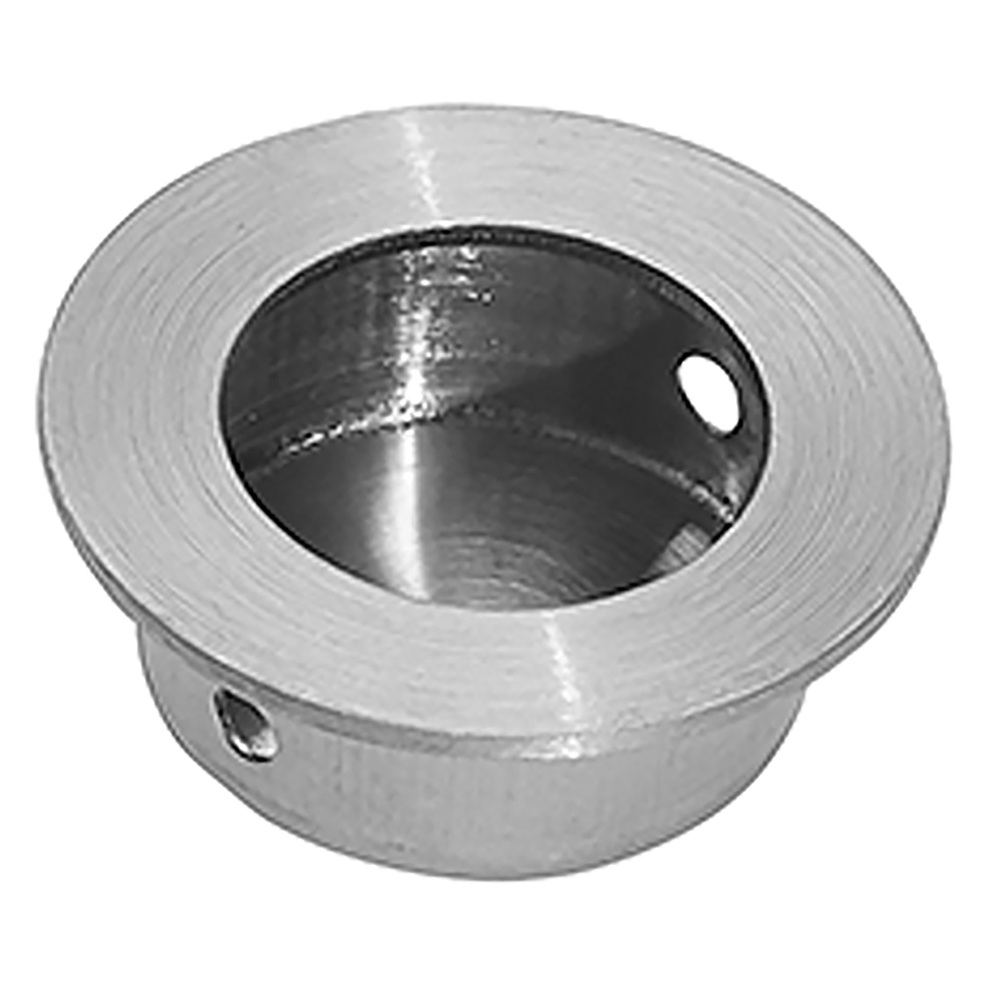Pisces Pocket Door Pull Handle Satin Chrome 30mm