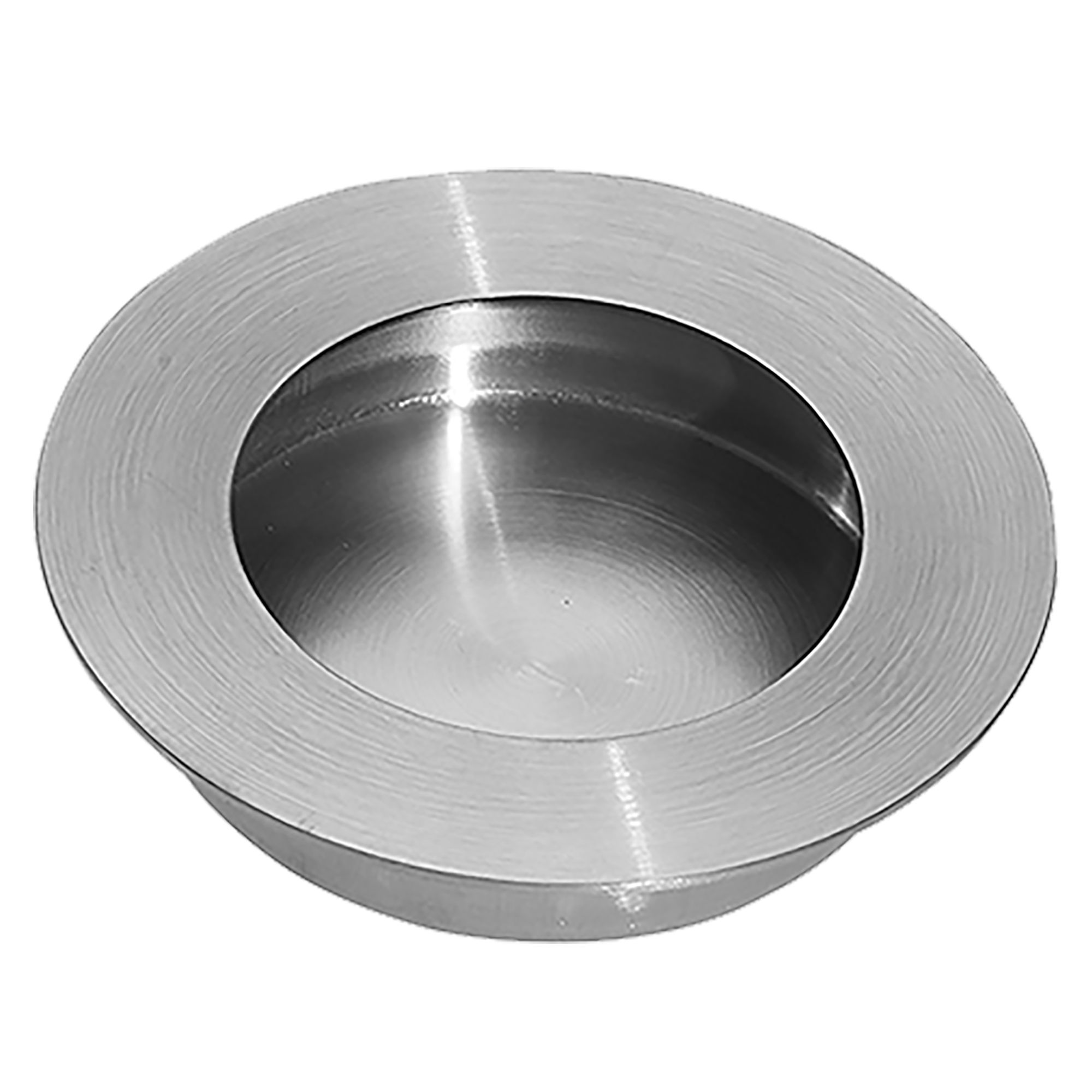 Virgo Pocket Door Pull Handle Satin Chrome 65mm