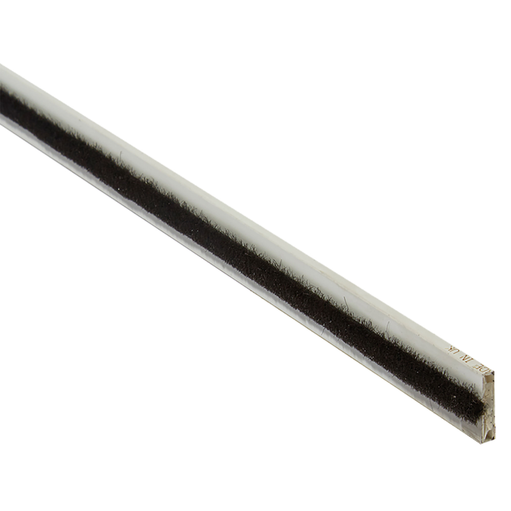 Lorient Intumescent Fire Door Strip with Brush FD 30 (Fire and Smoke) White 4mm x 20mm x 2100mm - INTRUWFD30S