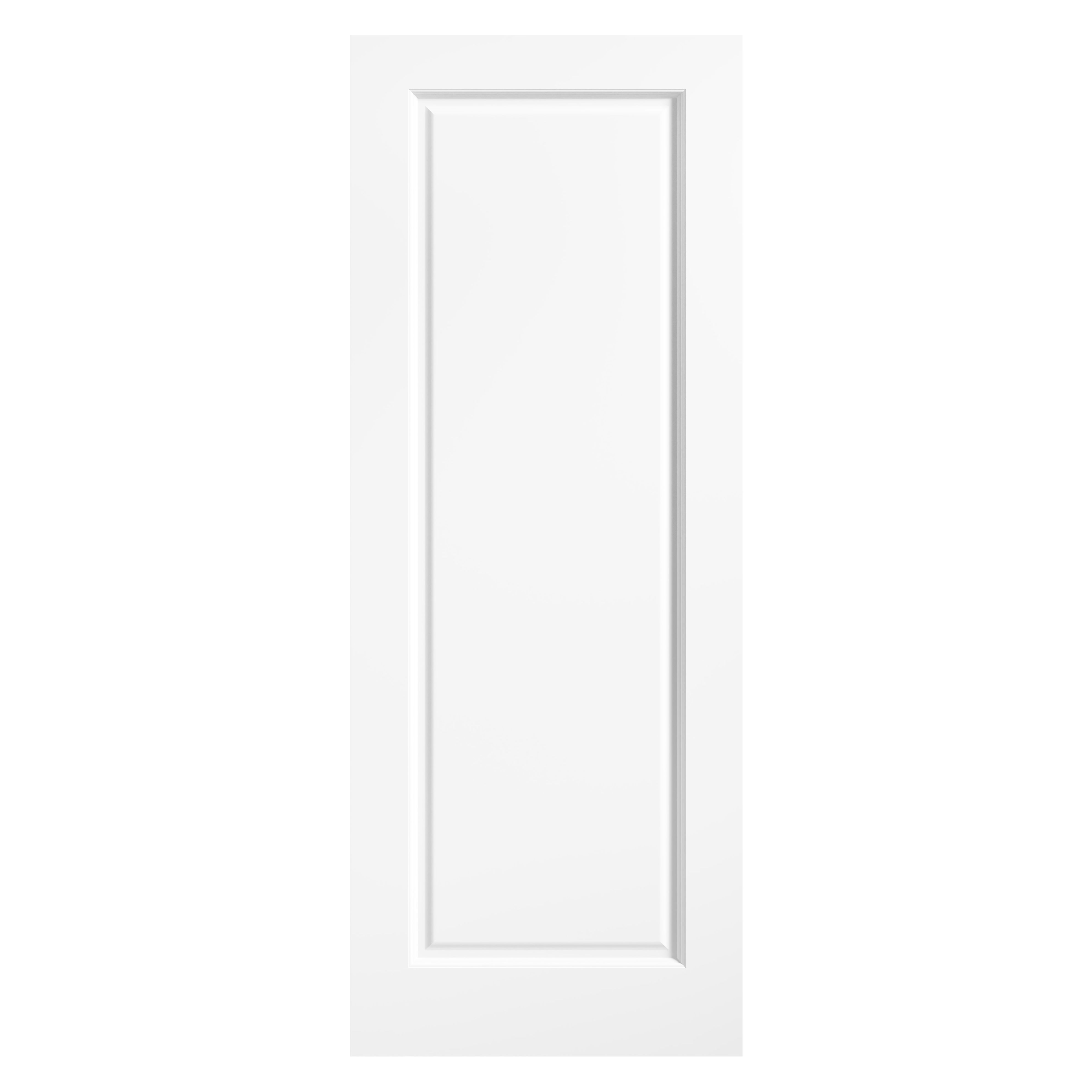 Smooth 1-Panel Primed Moulded Internal Door White