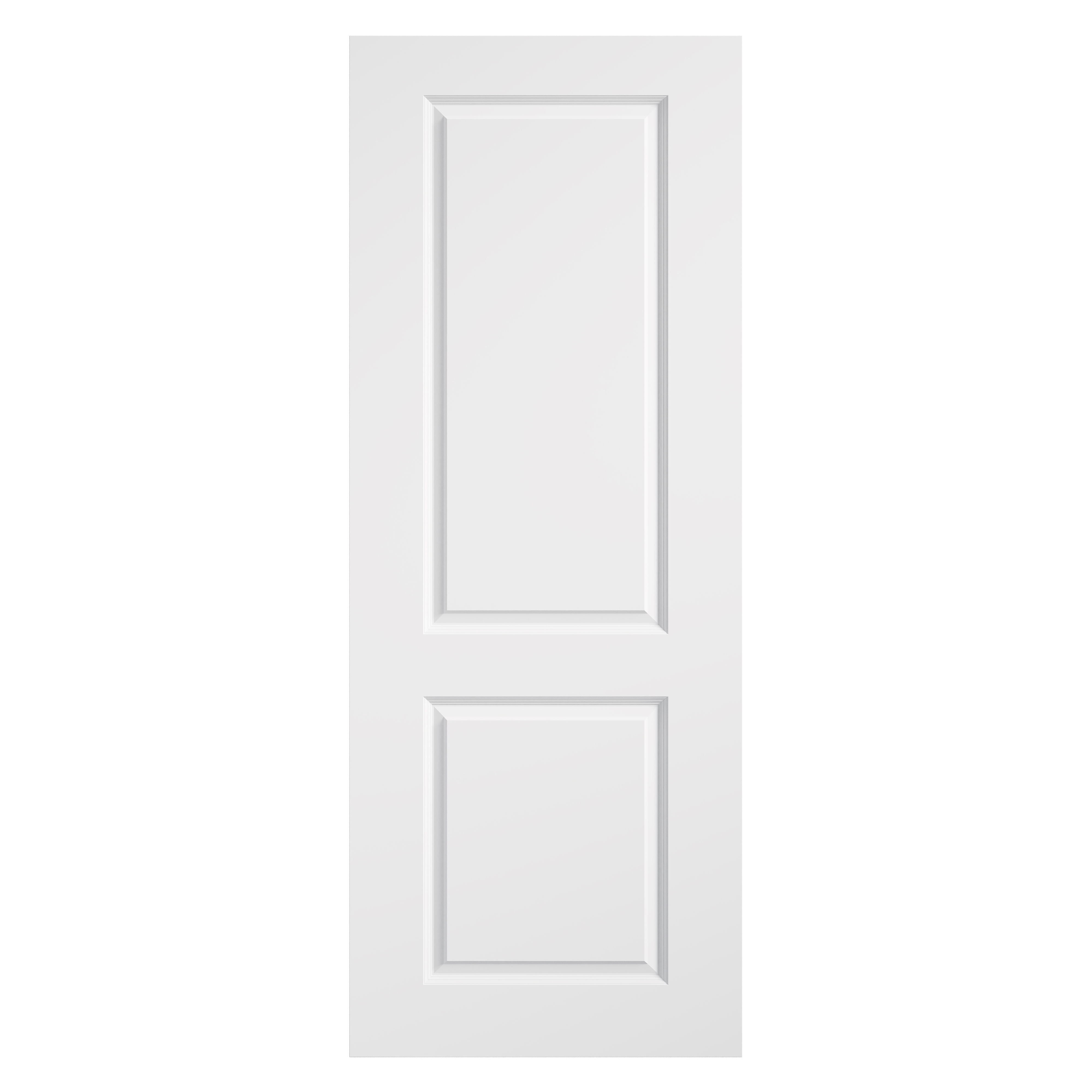 Smooth 2-Panel Primed Moulded Internal Door White