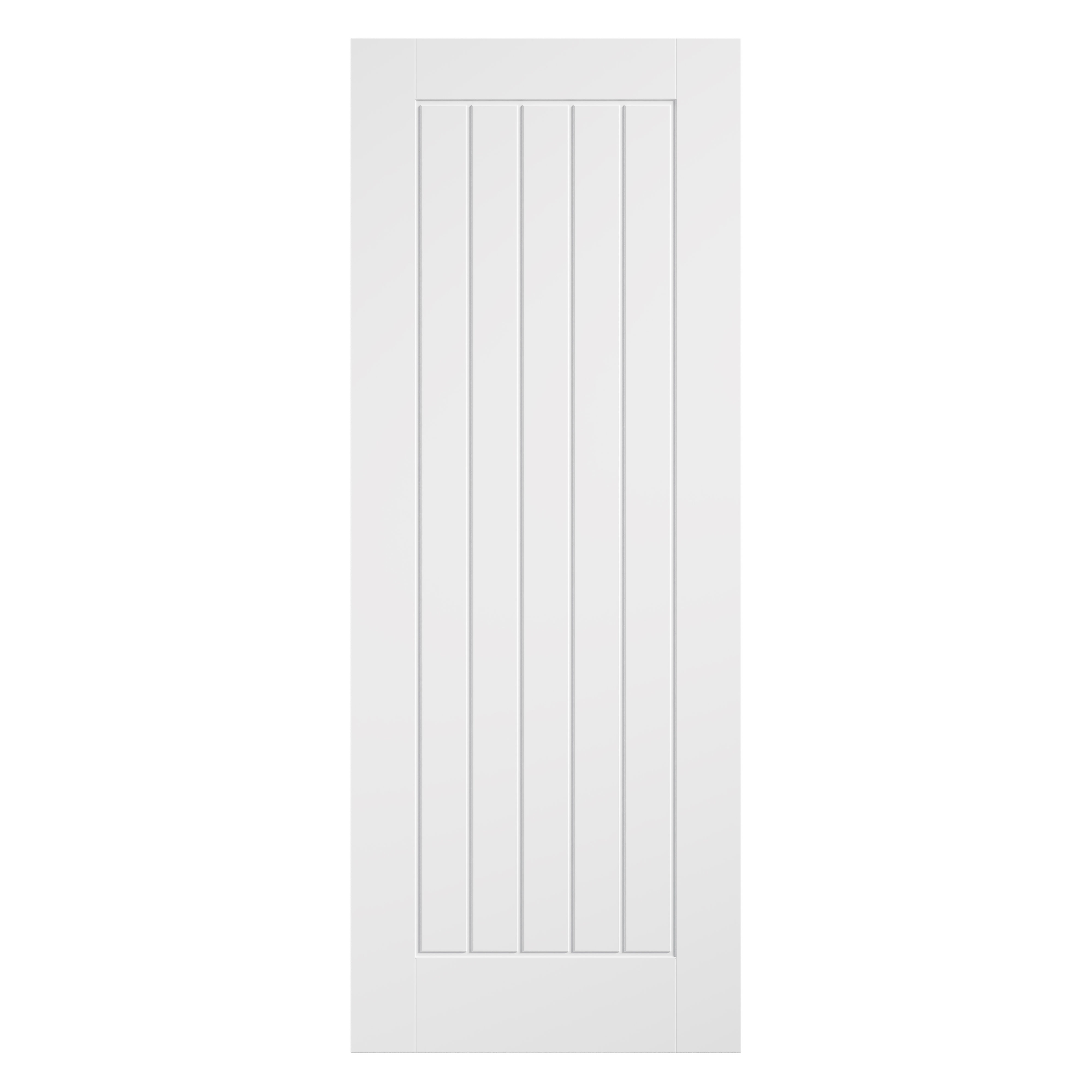 Cottage Primed Smooth Moulded Internal Door White