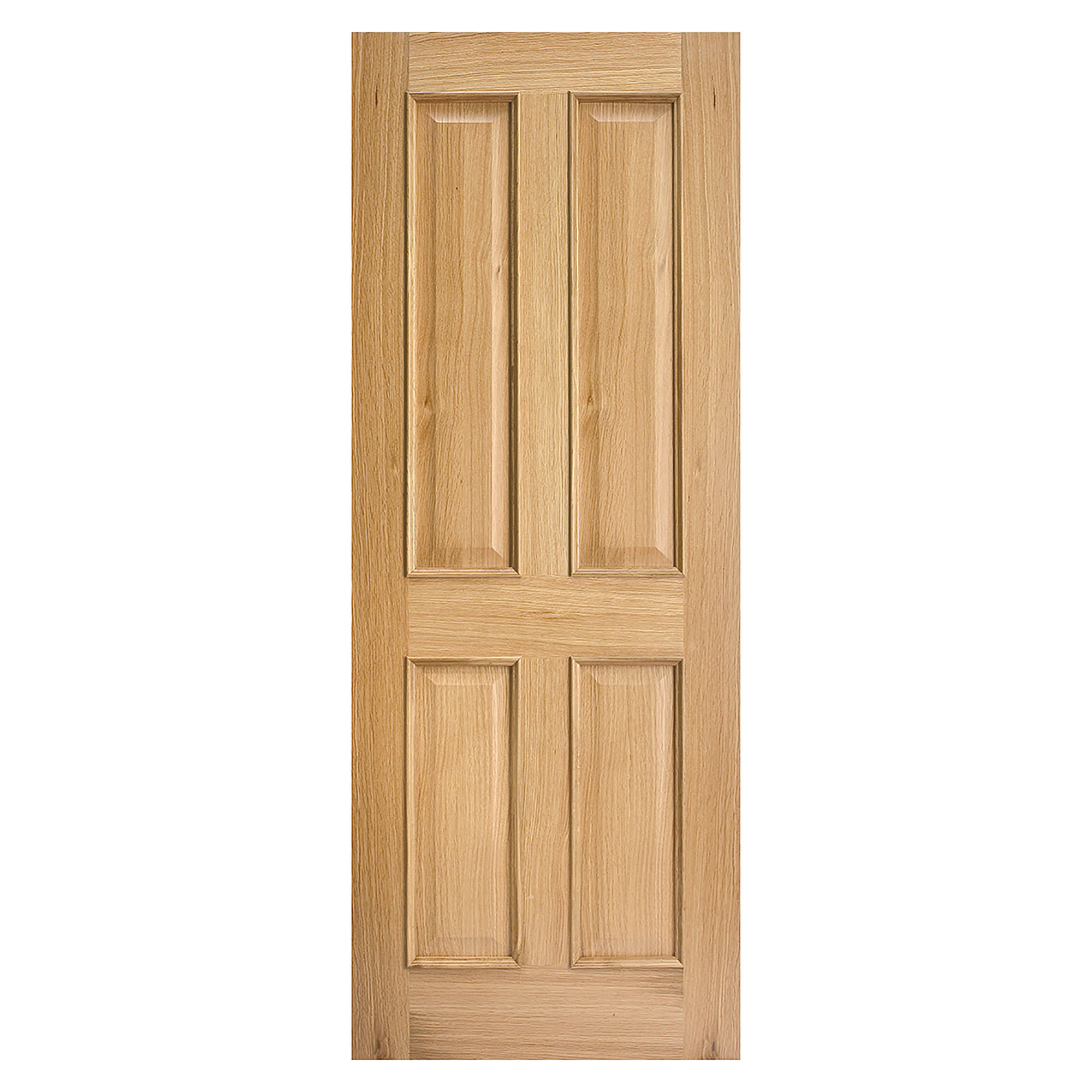 Regency 4-Panel RM2S Unfinished Internal Door Oak