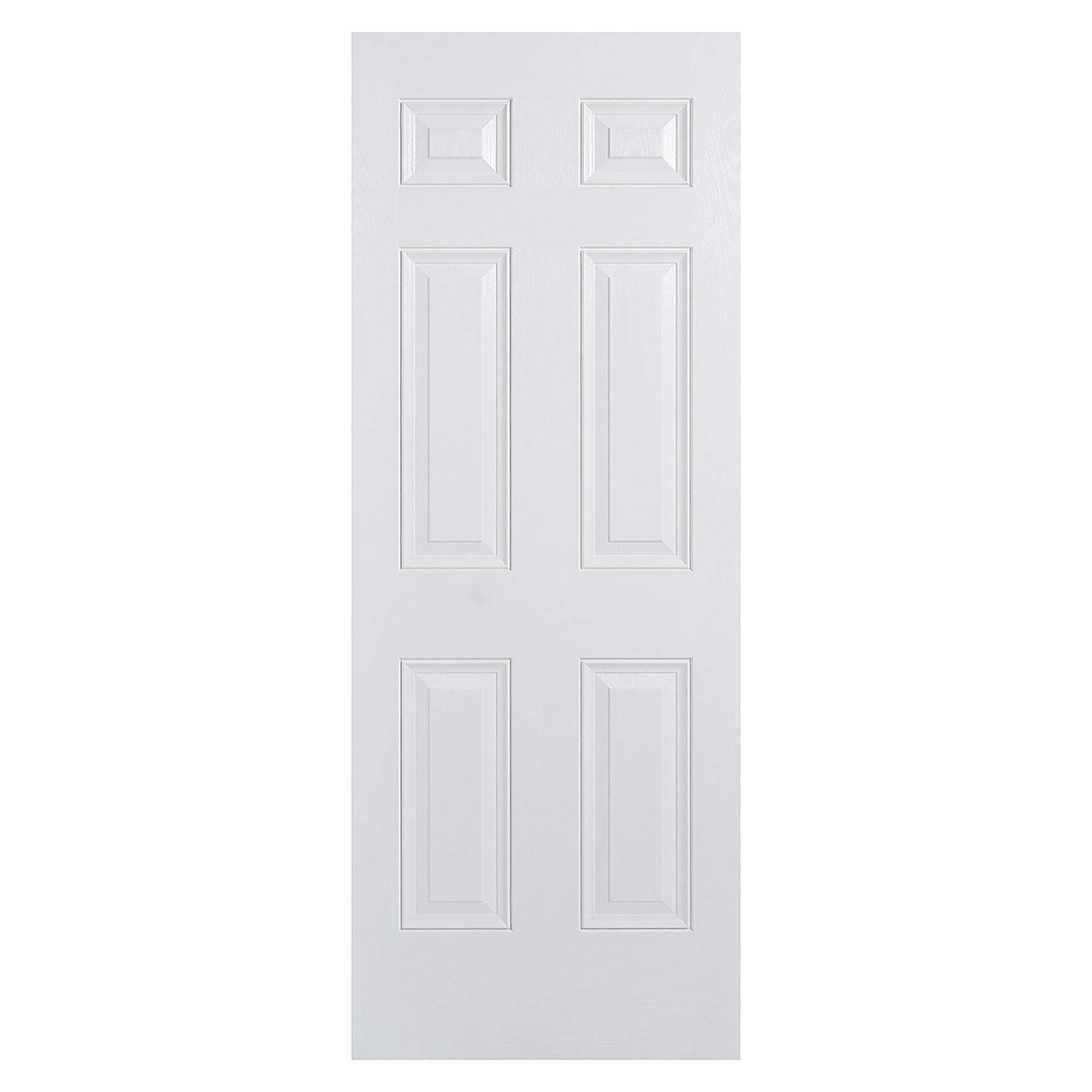 Colonial 6-Panel Pre-Finished GRP External Door White
