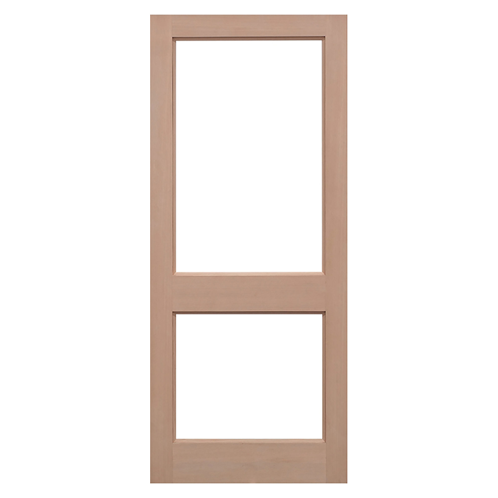 2XGG Unglazed External Door Hemlock