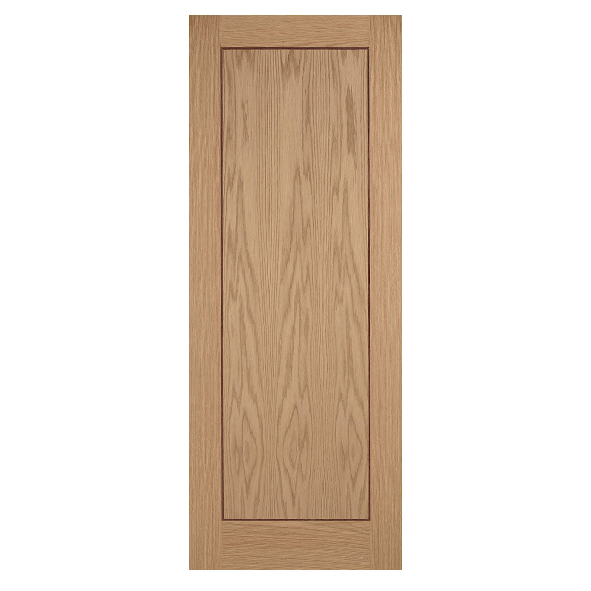 Inlay 1-Panel Pre-Finished Internal Door Oak