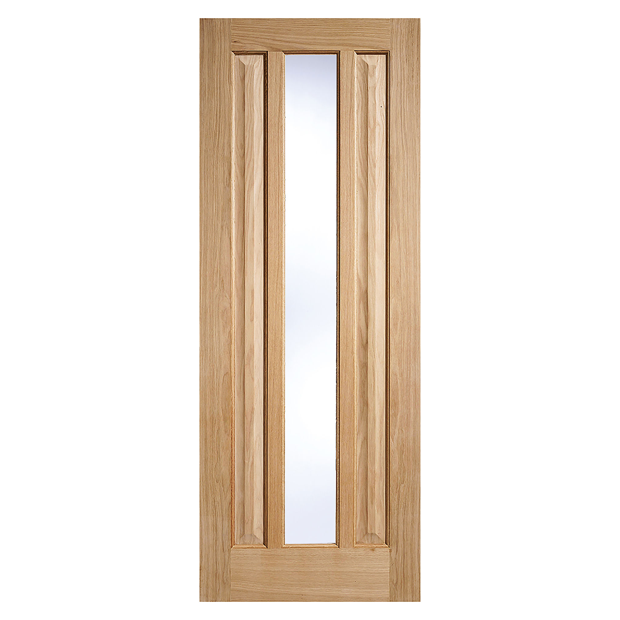 Kilburn 1-Light Unfinished Clear Glazed Internal Door Oak