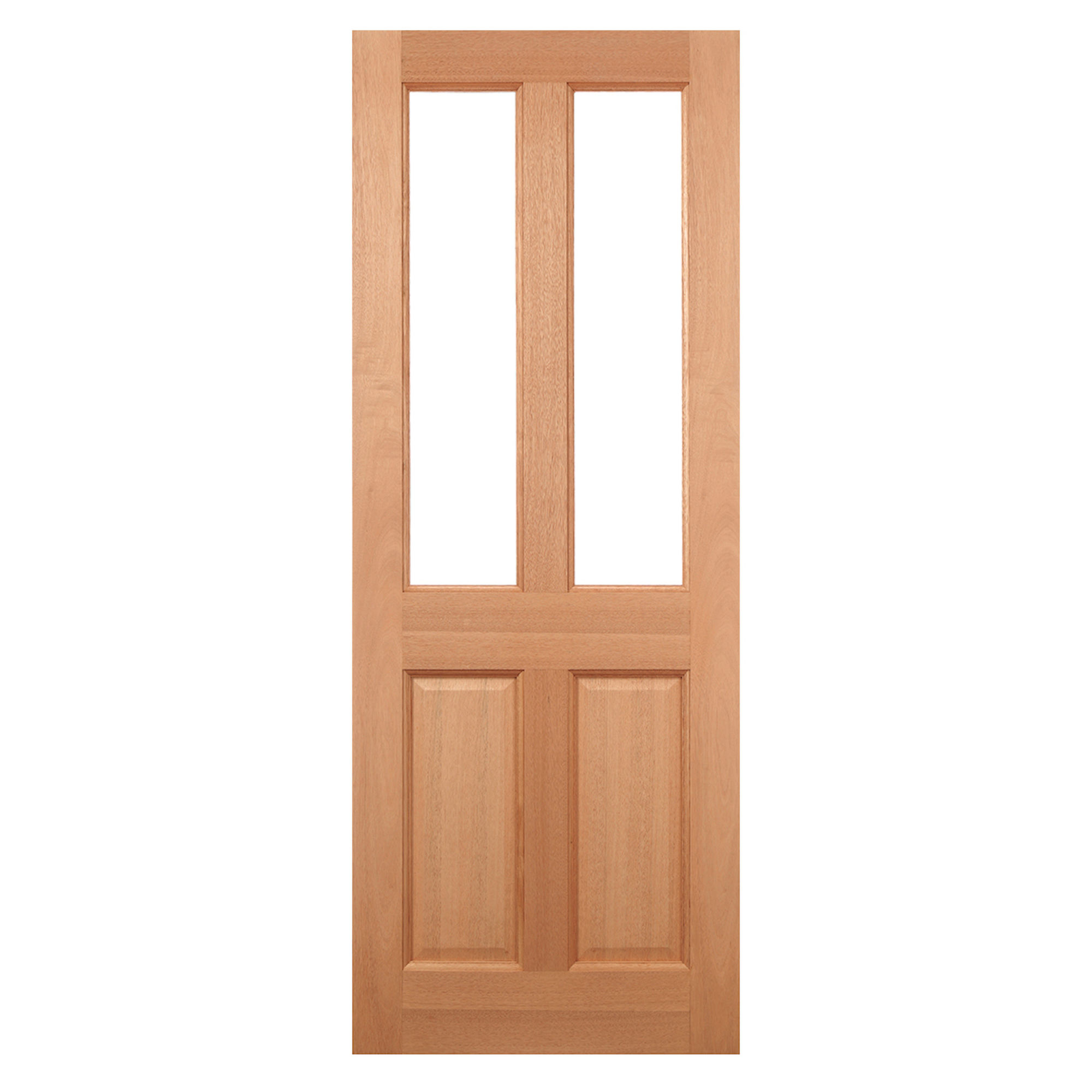 Malton 2-Light Hardwood Dowelled Unglazed External Door