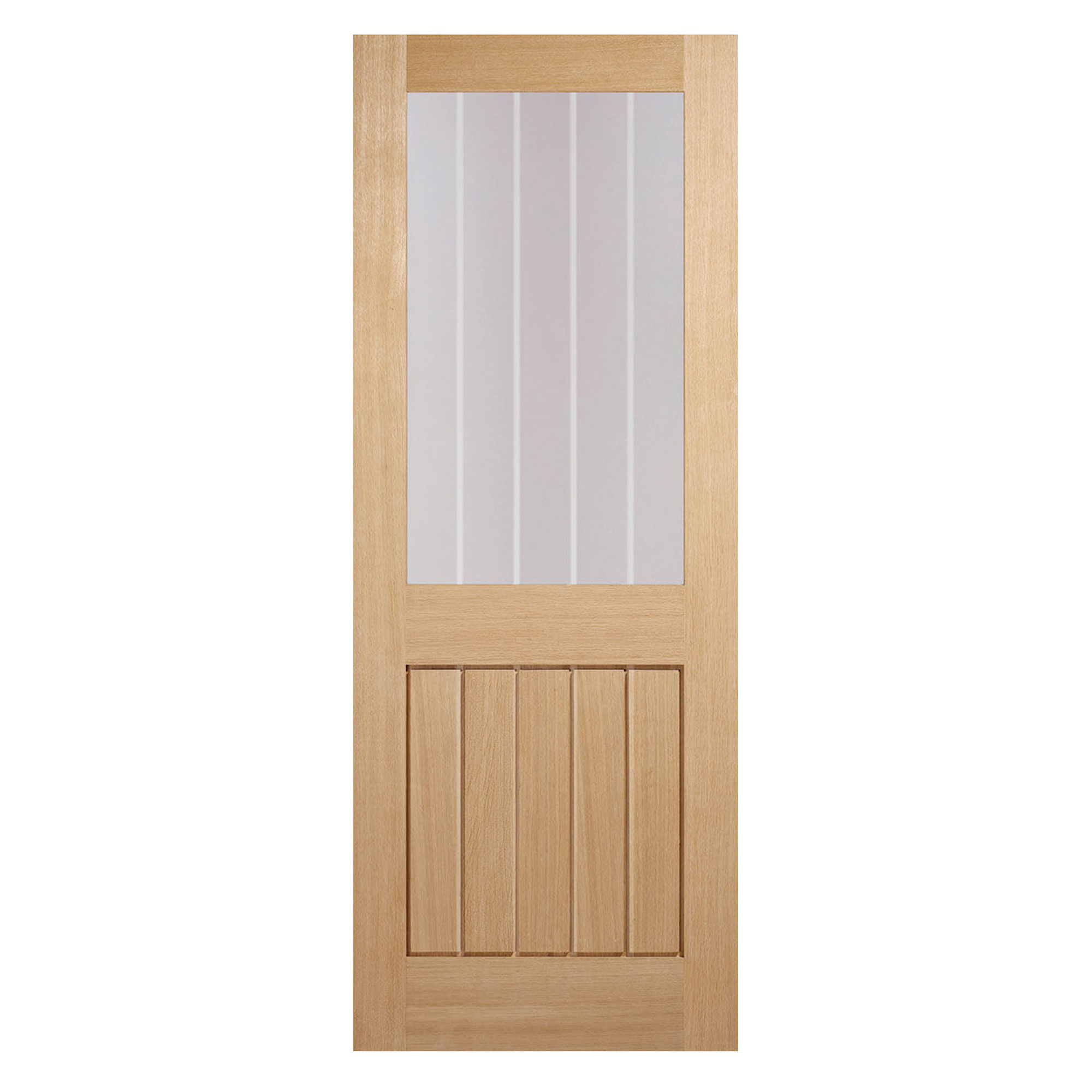 Mexicano Half Light Internal Door Oak