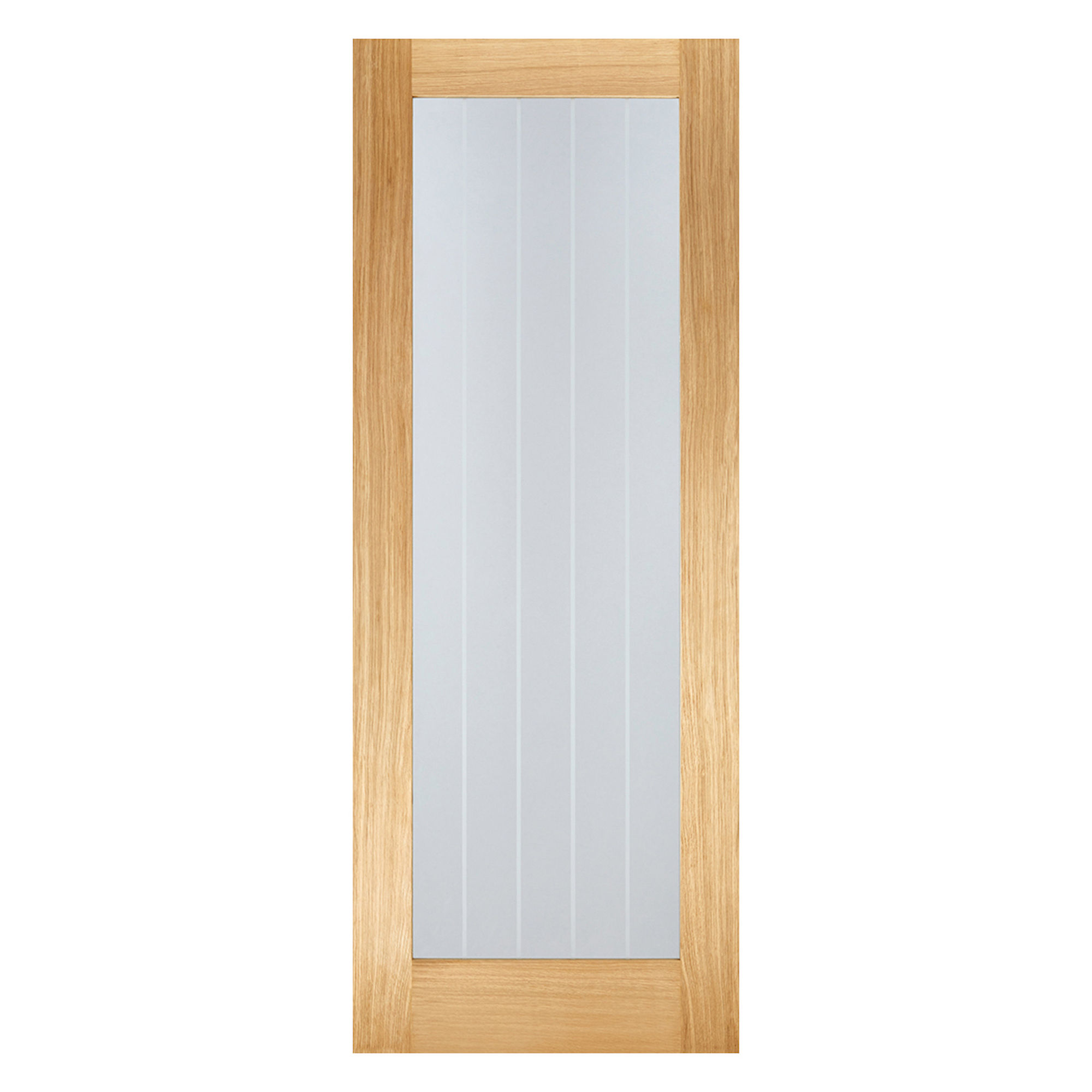 Mexicano Pattern 10 Unfinished Internal Door Oak