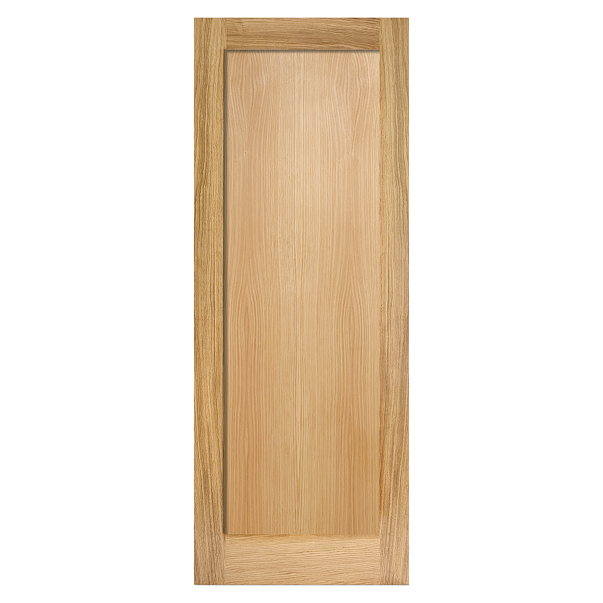Pattern 10 1-Panel Unfinished Internal Door Oak
