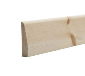 Chamfered and Round Softwood Architrave 19mm x 75mm (Finished Size 15mm x 70mm)