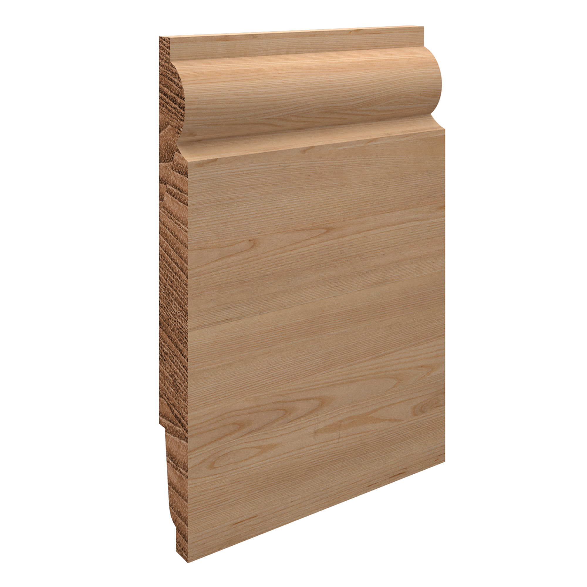 Torus/Lambs Tongue Softwood Skirting 25mm x 175mm (Finished Size 20mm x 170mm)