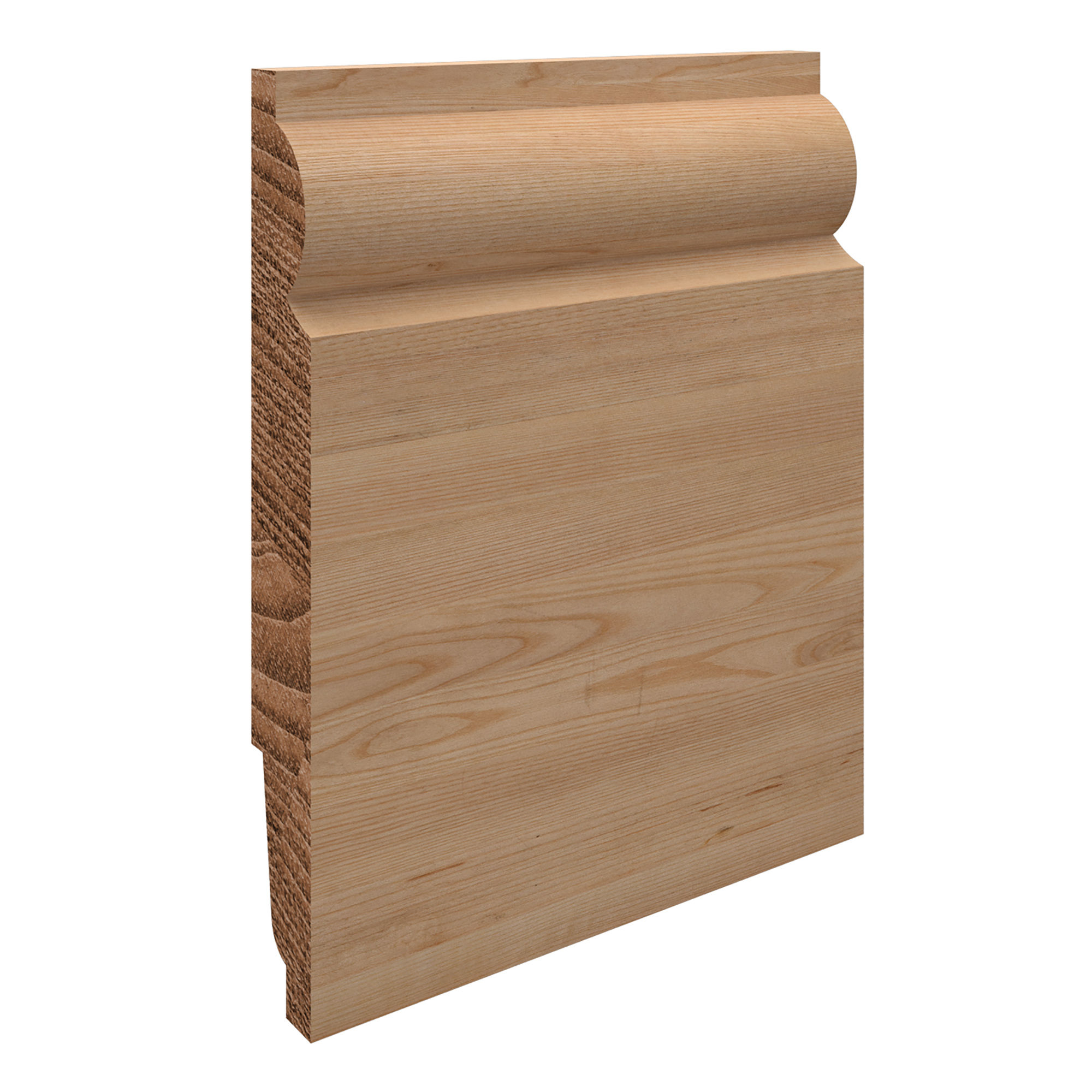 Torus/Lambs Tongue Softwood Skirting 25mm x 150mm (Finished Size 20mm x 145mm)