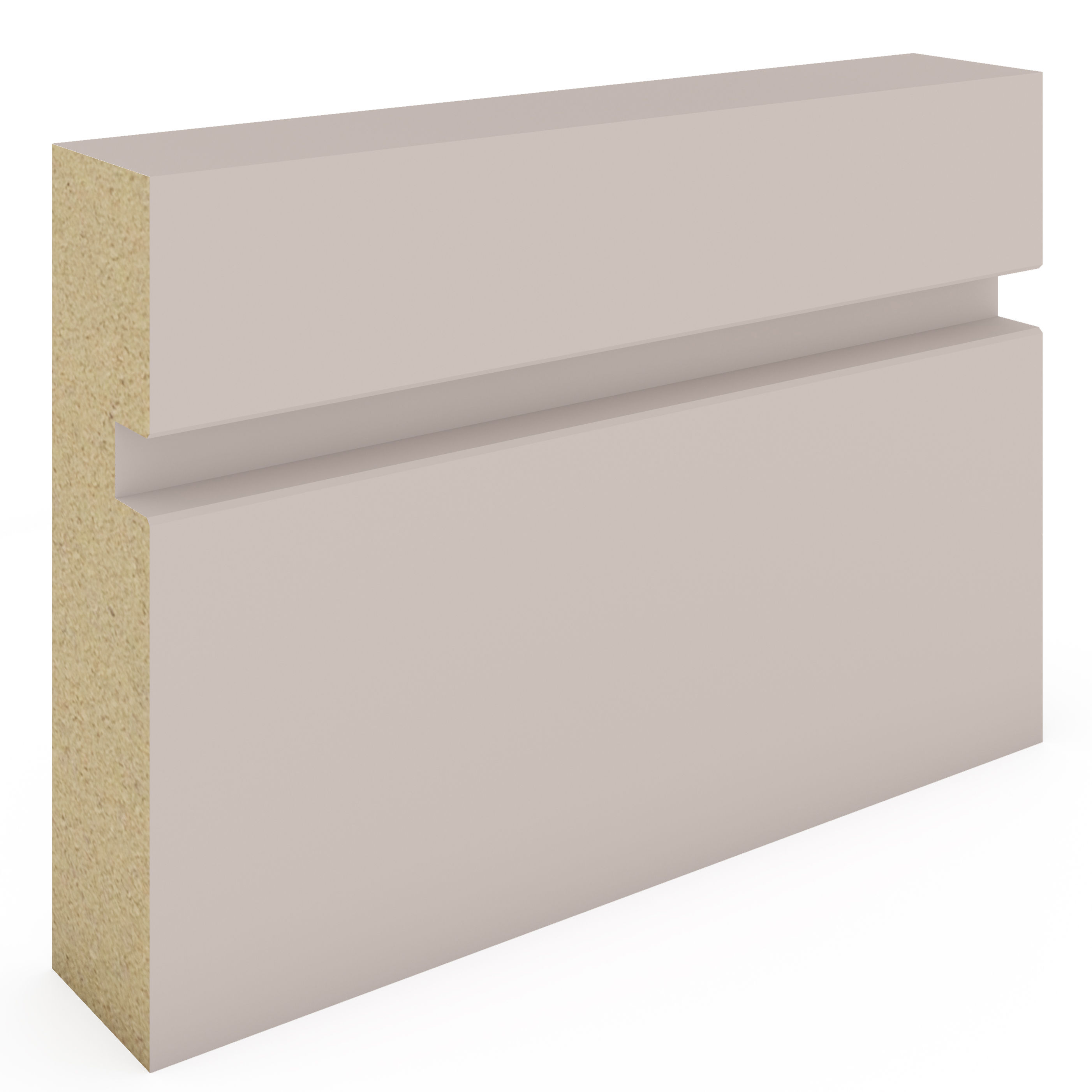 MDF Shadow Groove Skirting 144mm x 18mm x 4.4m