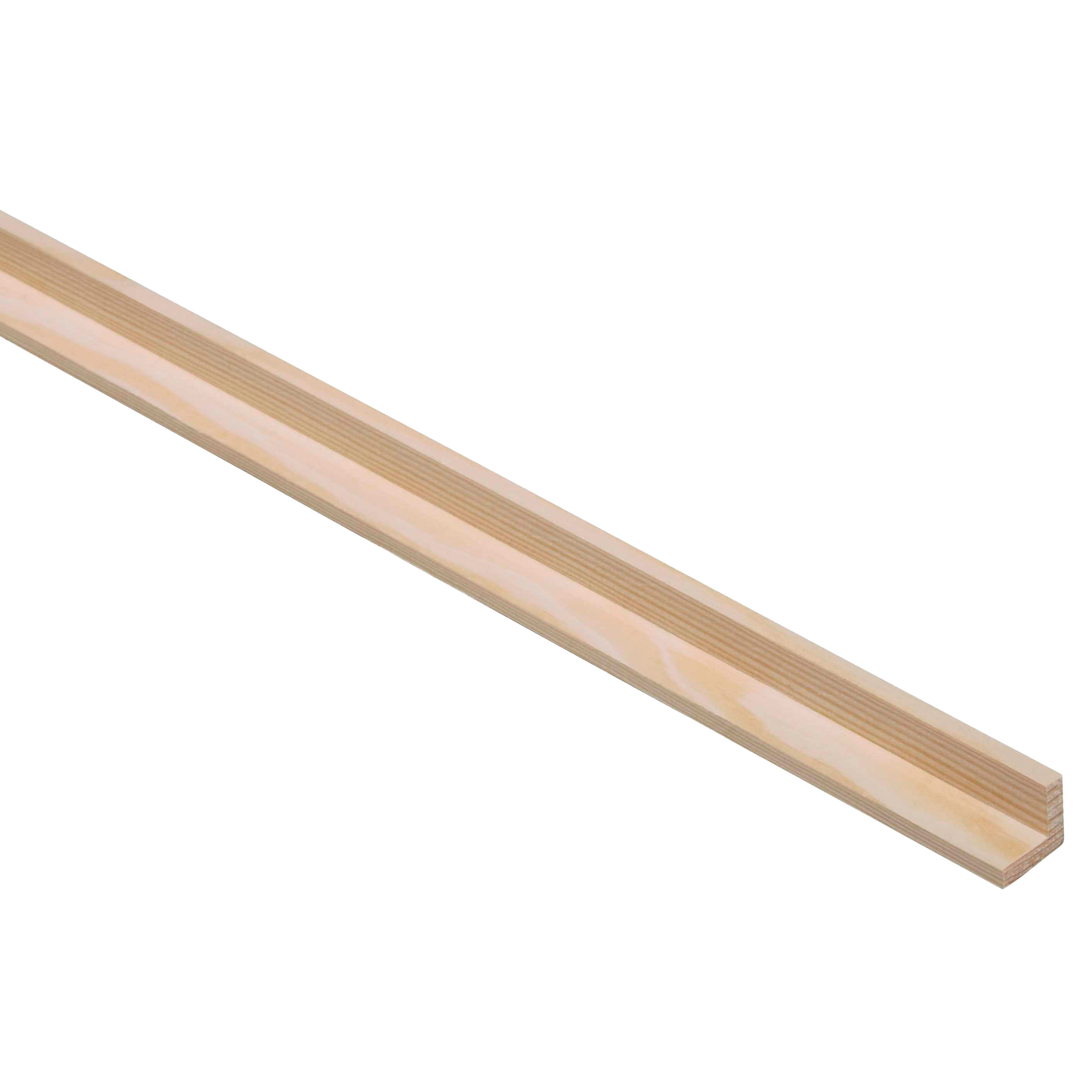 Burbidge Pine Square Angle Moulding 15mm x 15mm x 2.4m - CRN6001