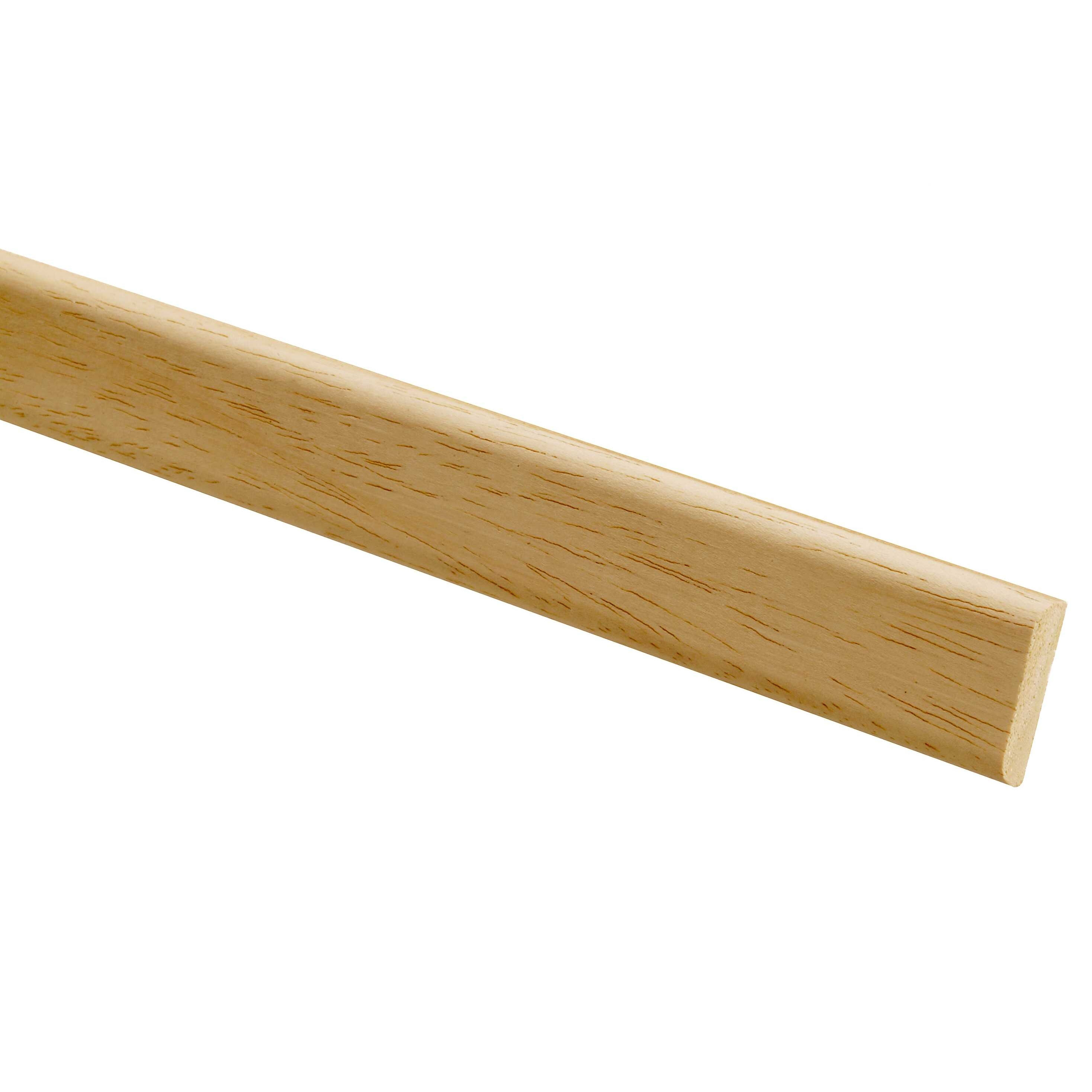 Burbidge Light Hardwood D-Shape Moulding 6mm x 35mm x 2.4m - COV2009