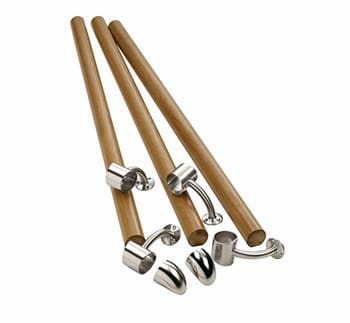 Burbidge 1 Fus Boxed Rail Woak/Chrome - BU0080