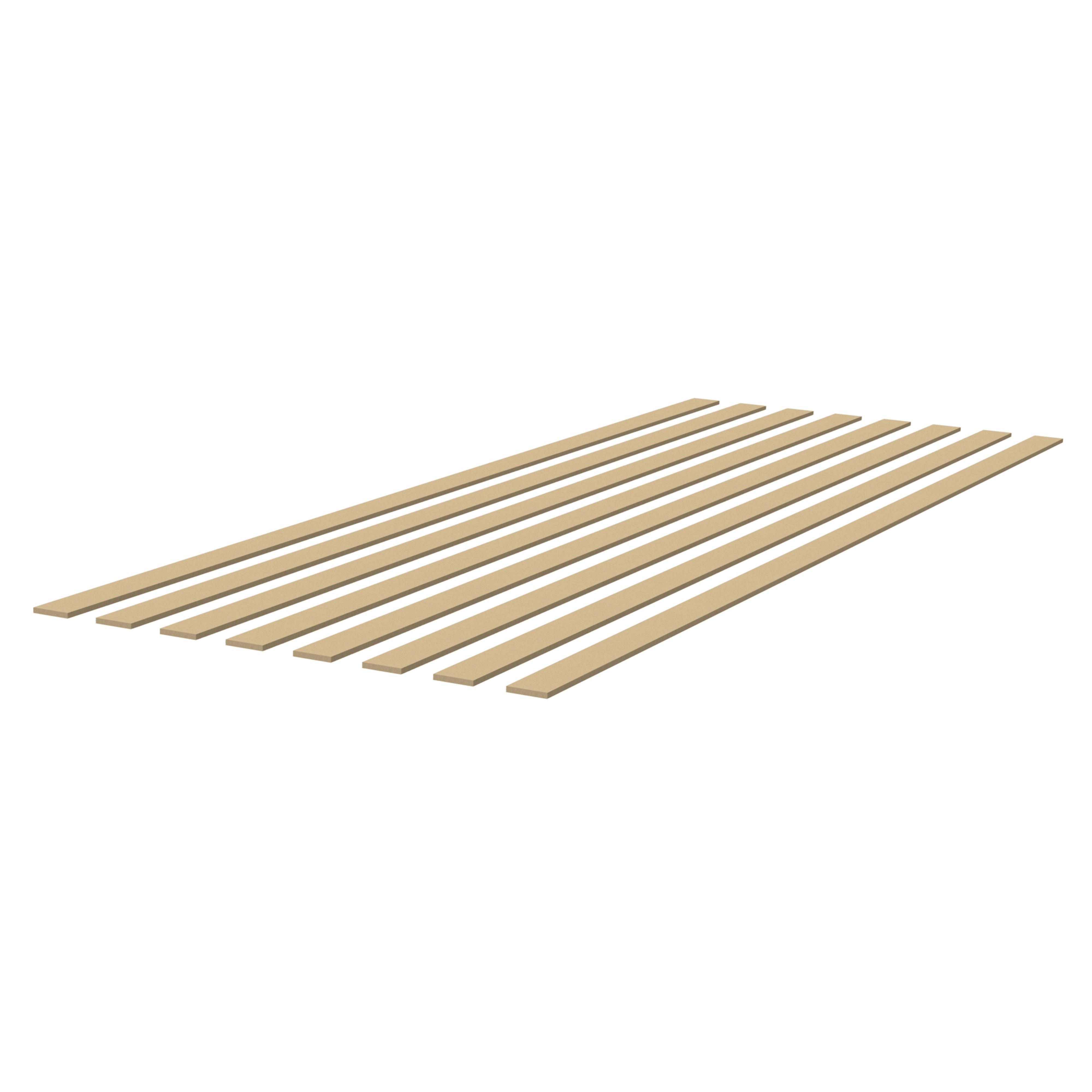 Cheshire Mouldings Shaker Wall Panel Strips (8 Pack) 9mm x 63mm x 2.4m