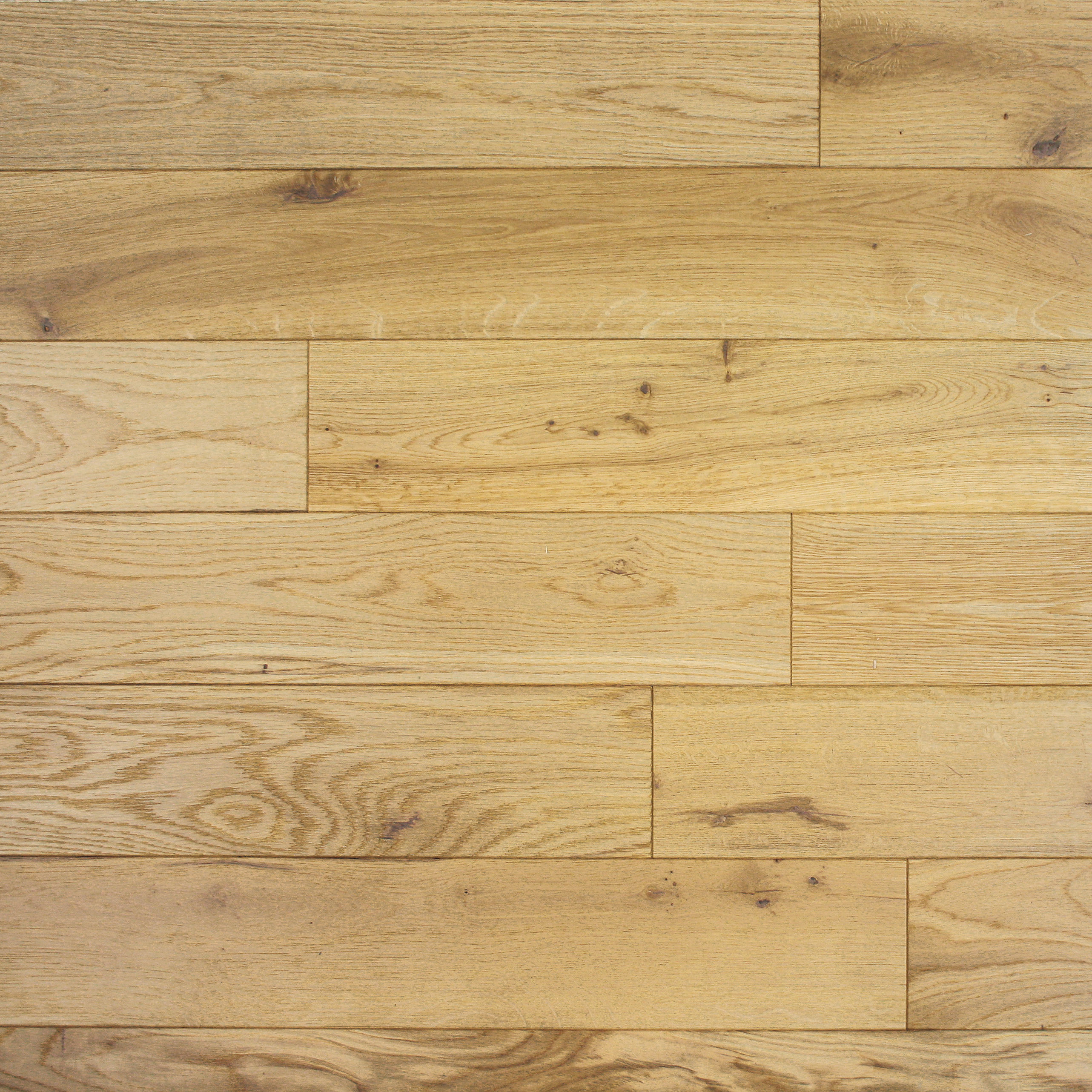 Tega Engineered Oak Flooring Brushed Matt Lacquered 18mm x 120mm x 300-1200mm 1.2m² Pack